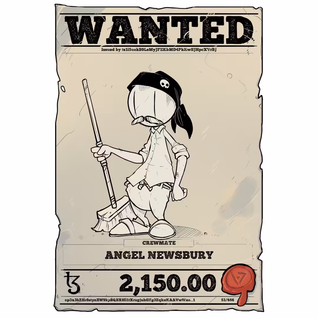ANGEL NEWSBURY | TEZOS PIRATE 53/666