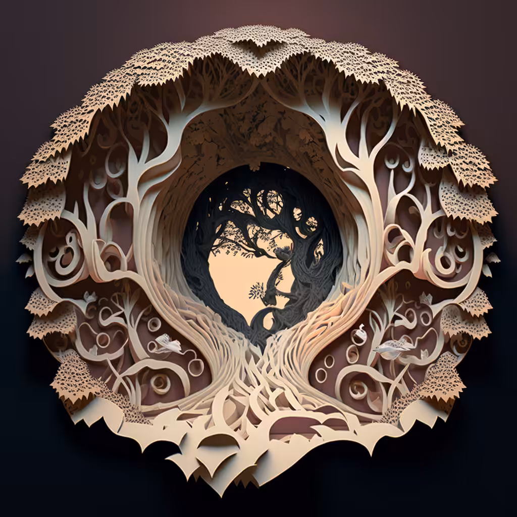 Paper cut art #25
