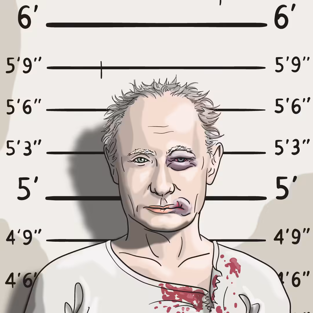 #1 from series "Presidents Mugshots"