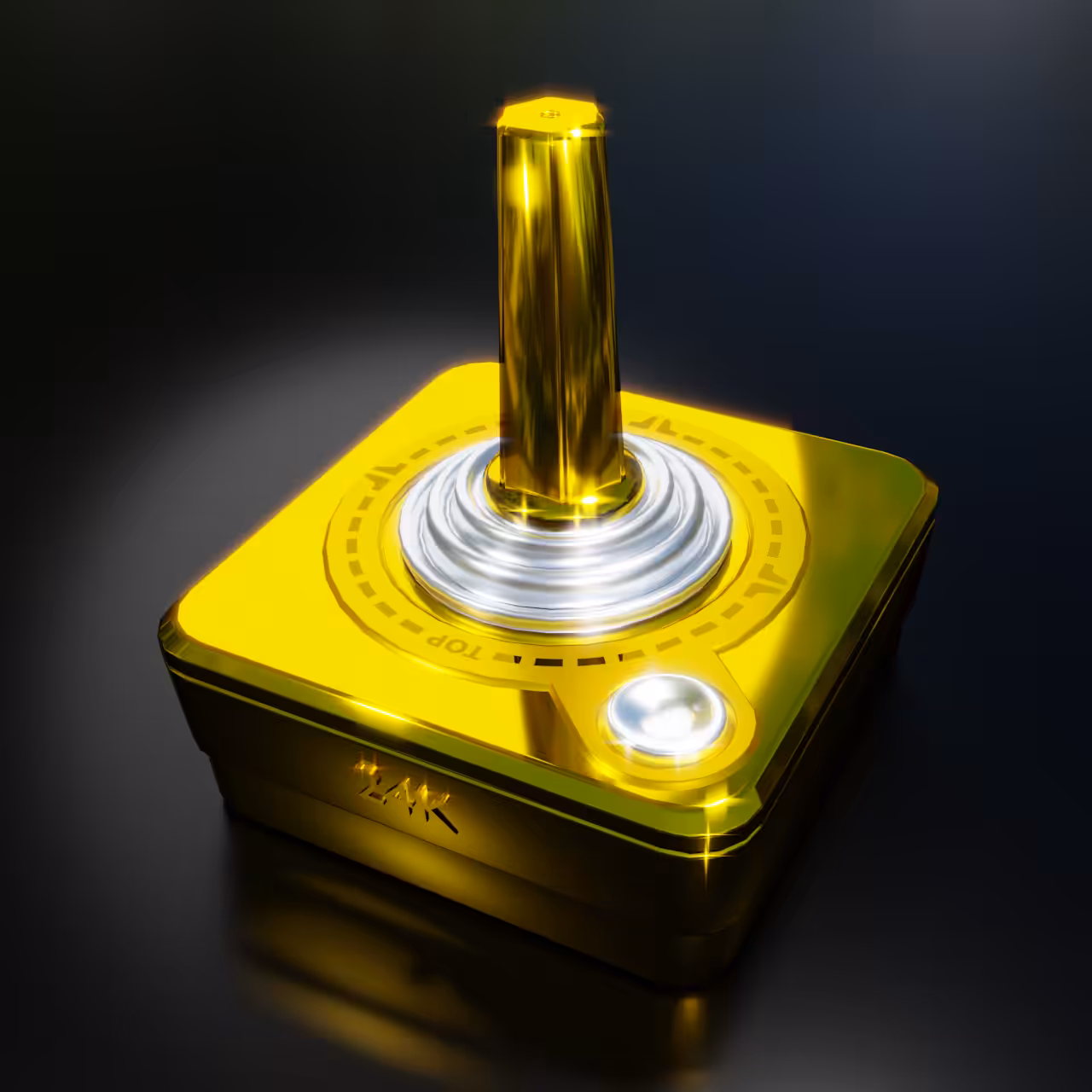 golden atari joystick