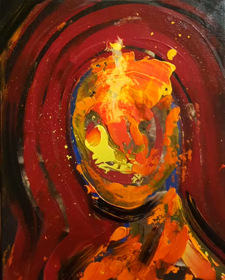 self portrait of a Miner