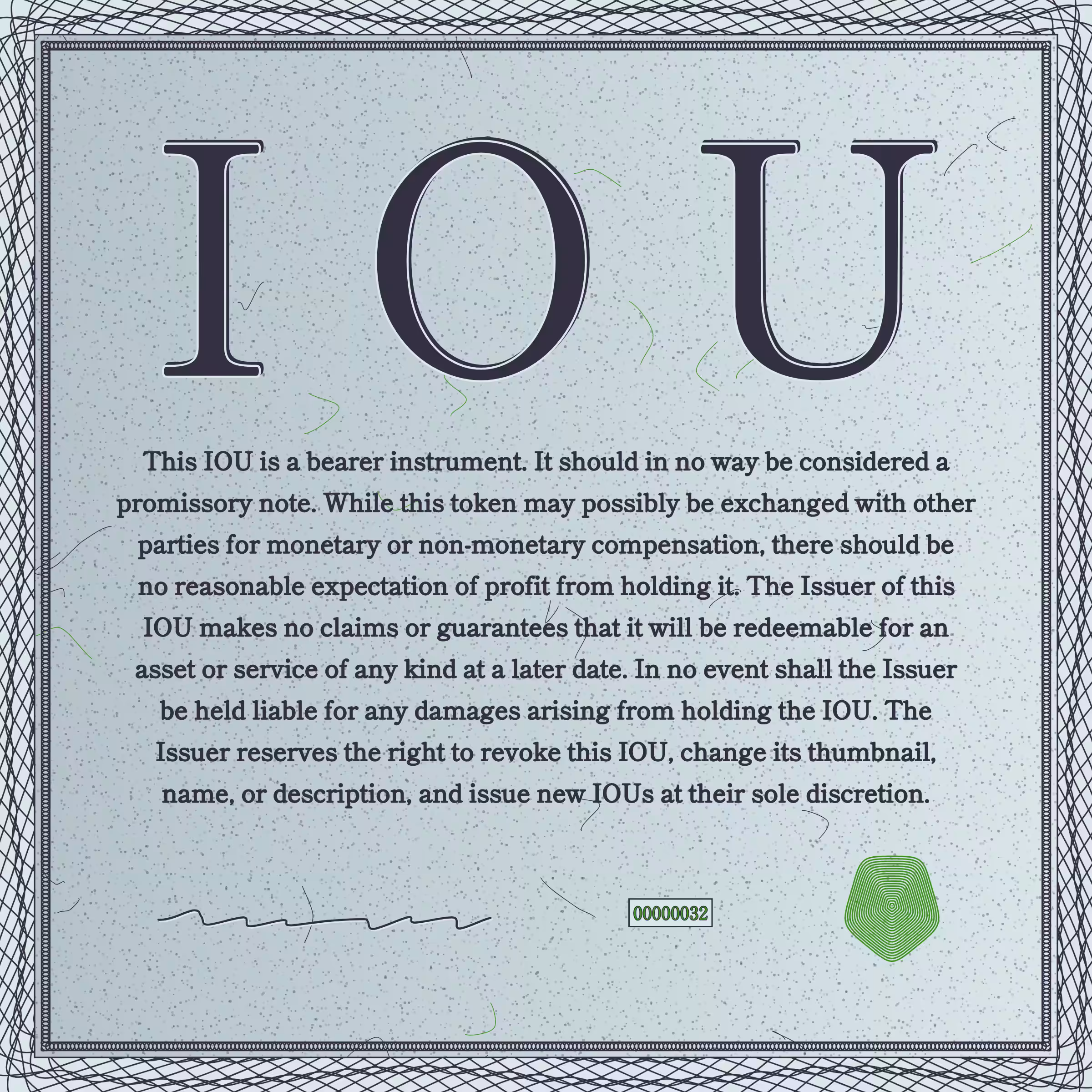 IOU #32