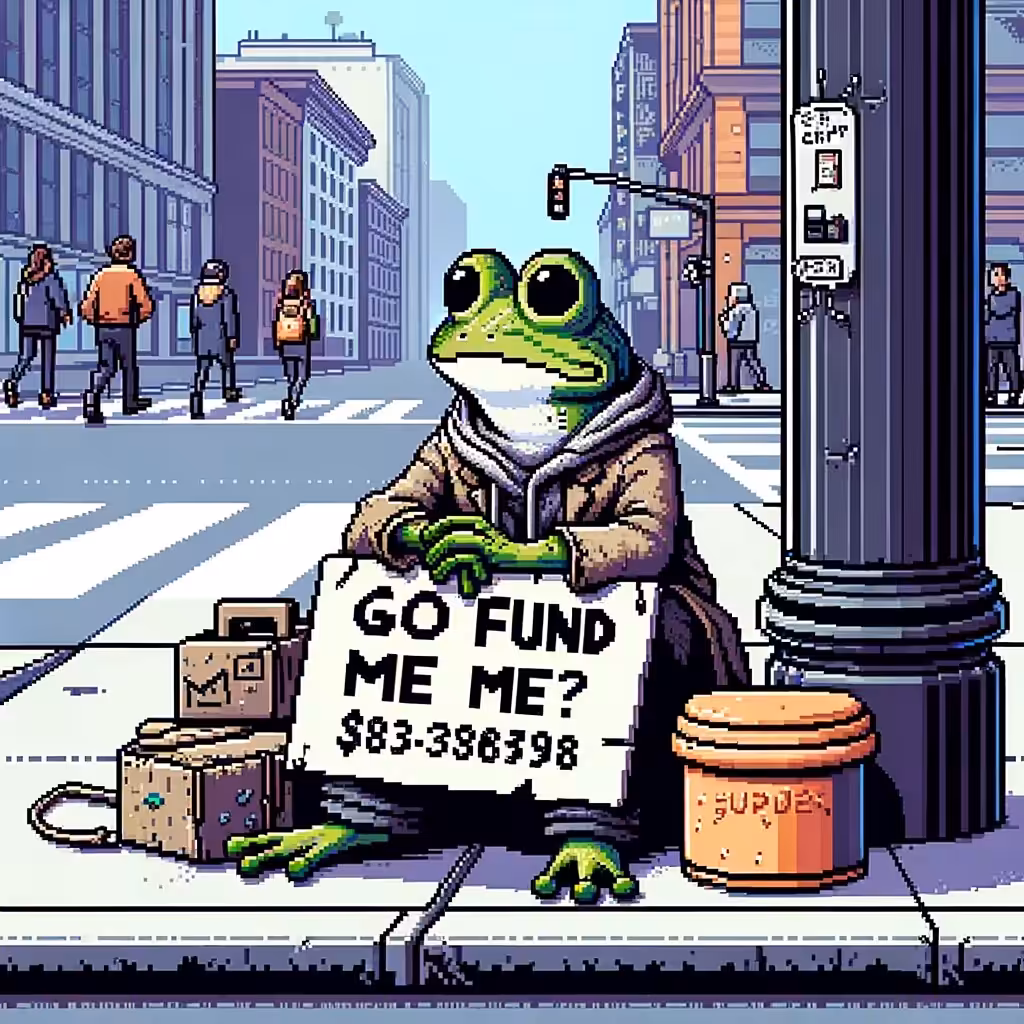 DJTezos Memes and Fun: Teztoad Needs A Job