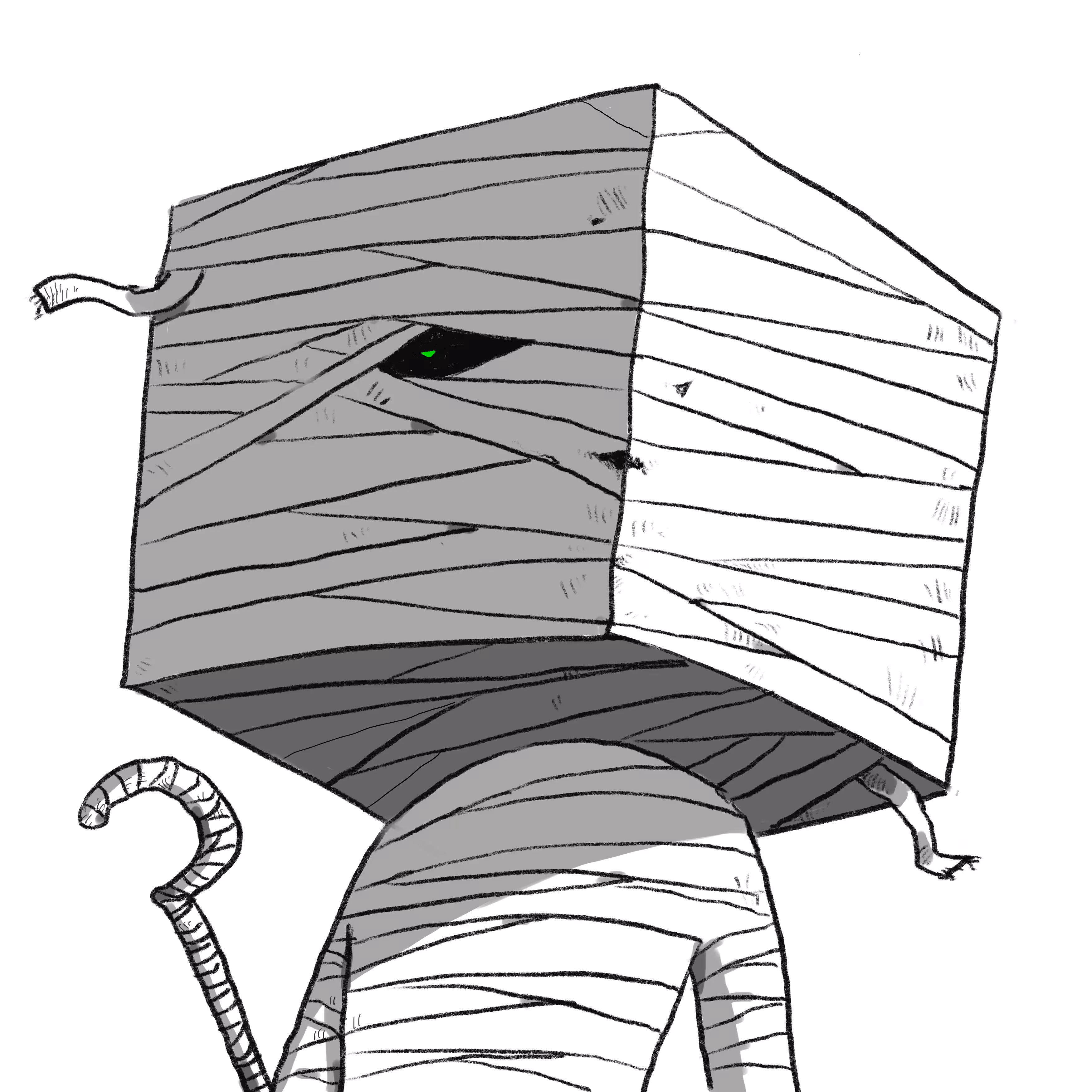 Lazy boxy #009 : Angry Mummy