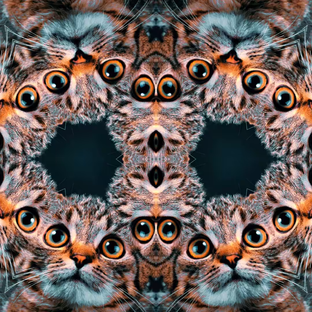Kaleidoscopic Cat