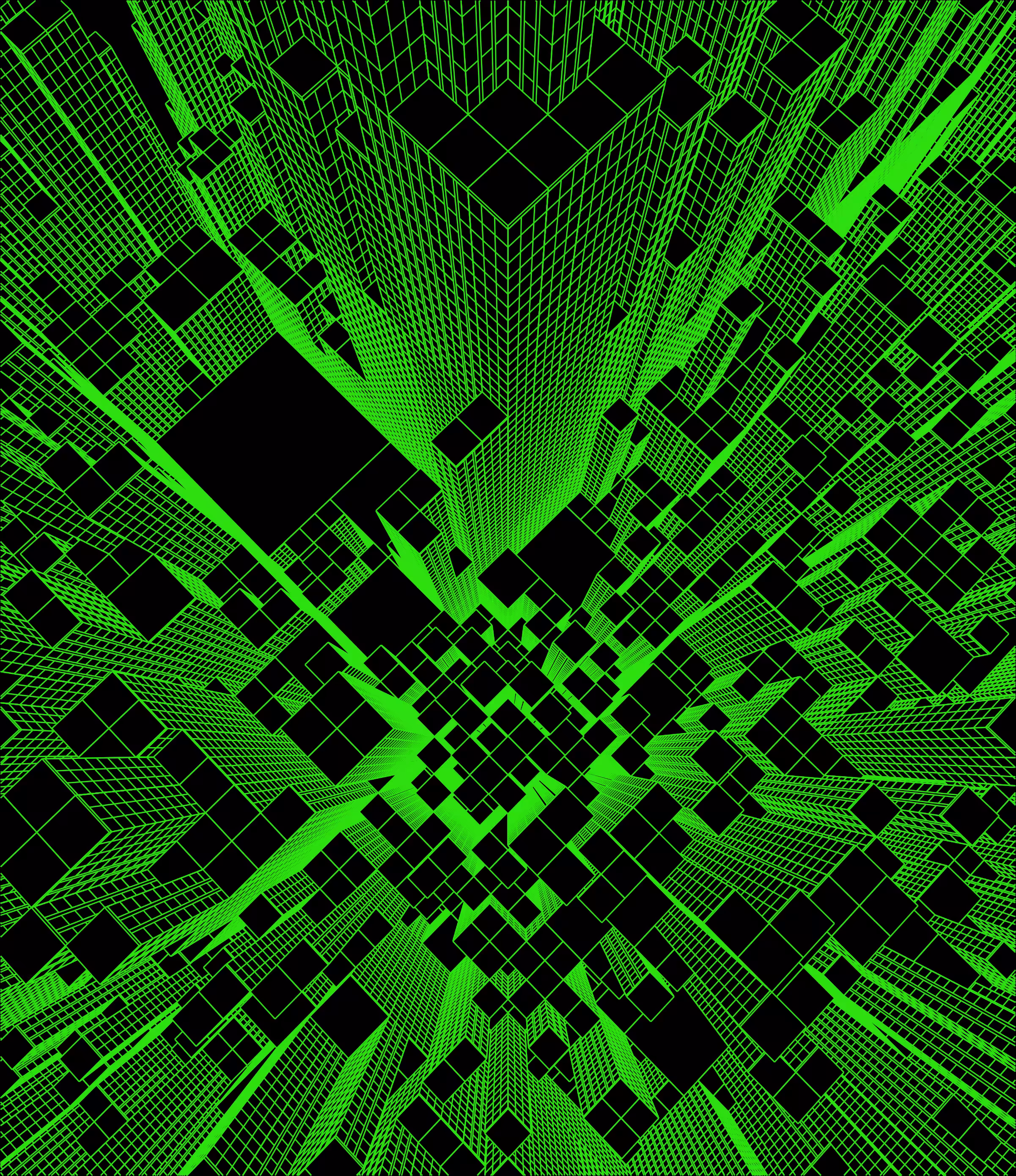 Neon Green City
