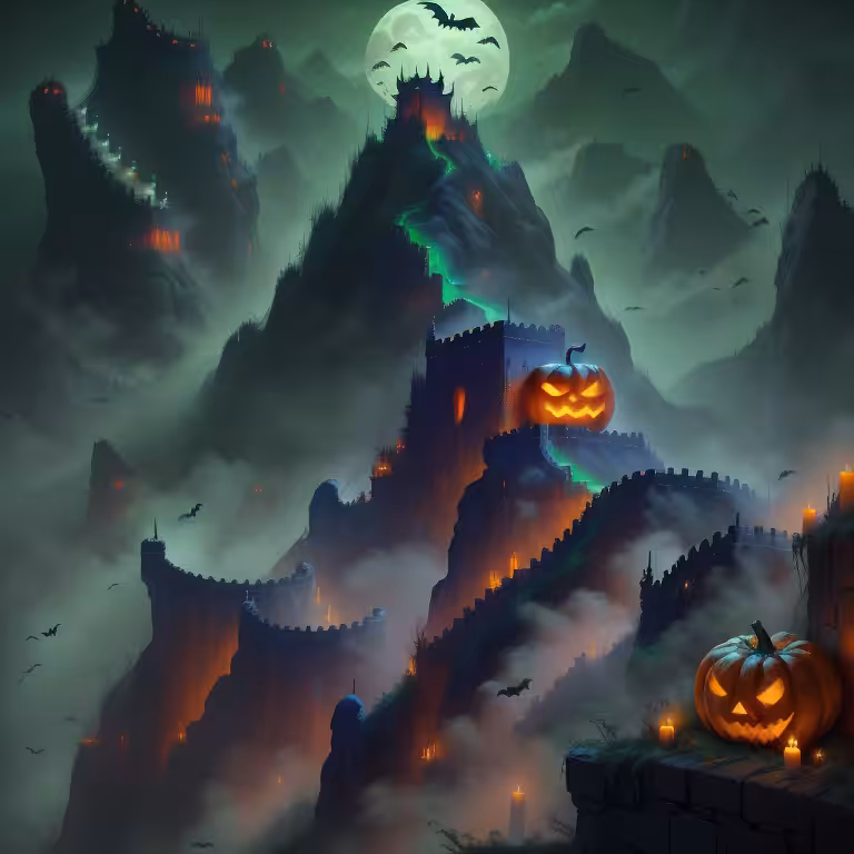 Spooky Halloween The Great Wall