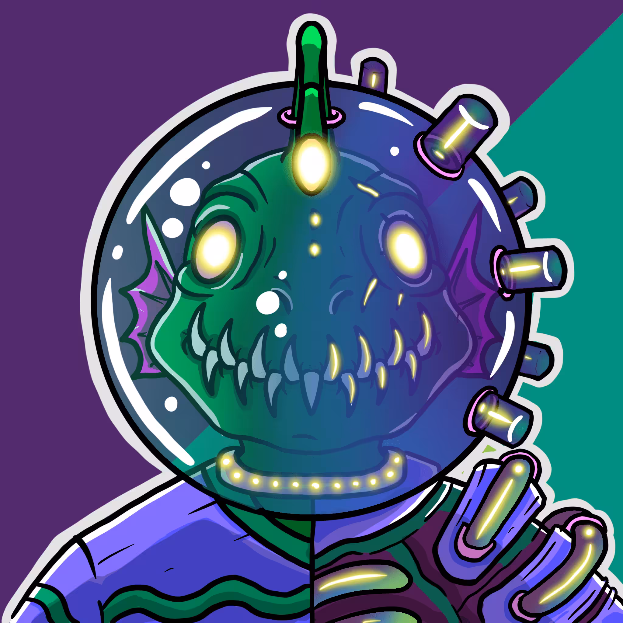 Mirror Zoo: Anglerfish / The Fallen