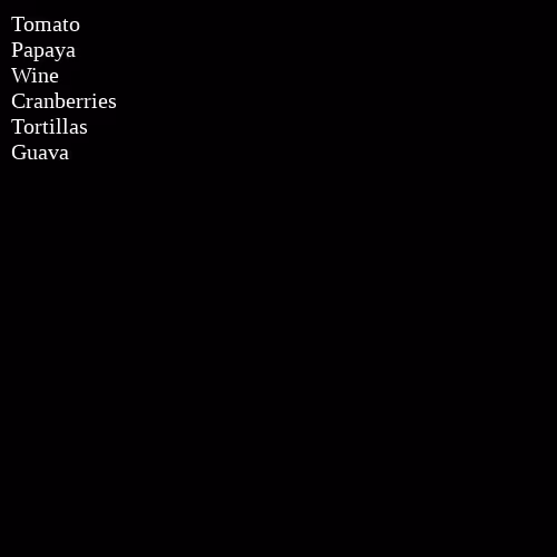 Grocery List #105