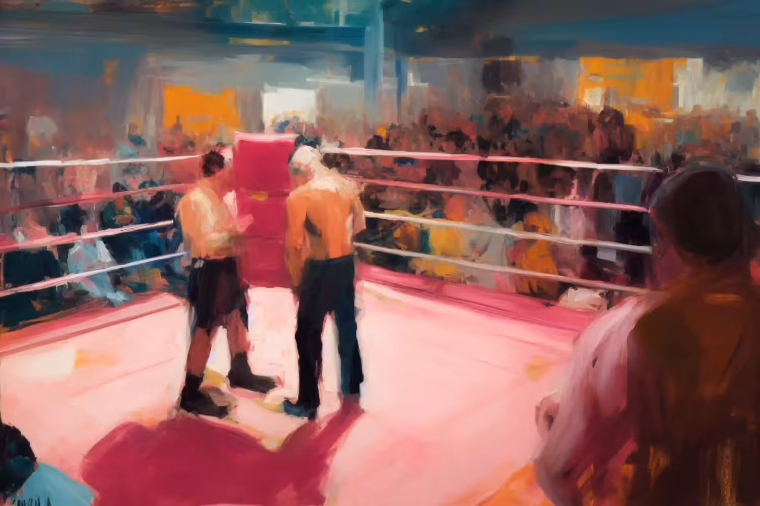 The fight