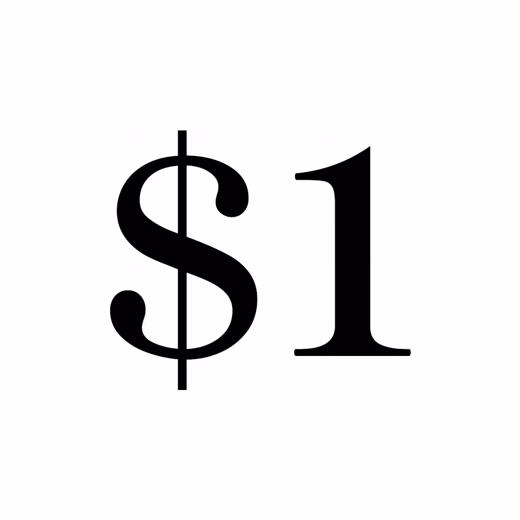 $1