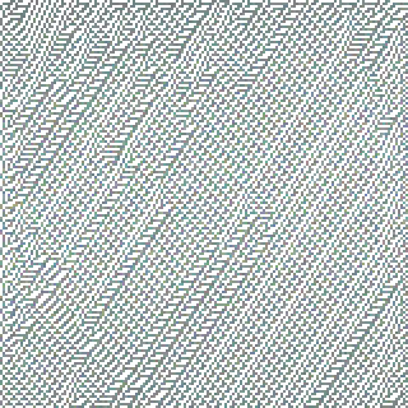 Colored Elementary Cellular Automaton #370