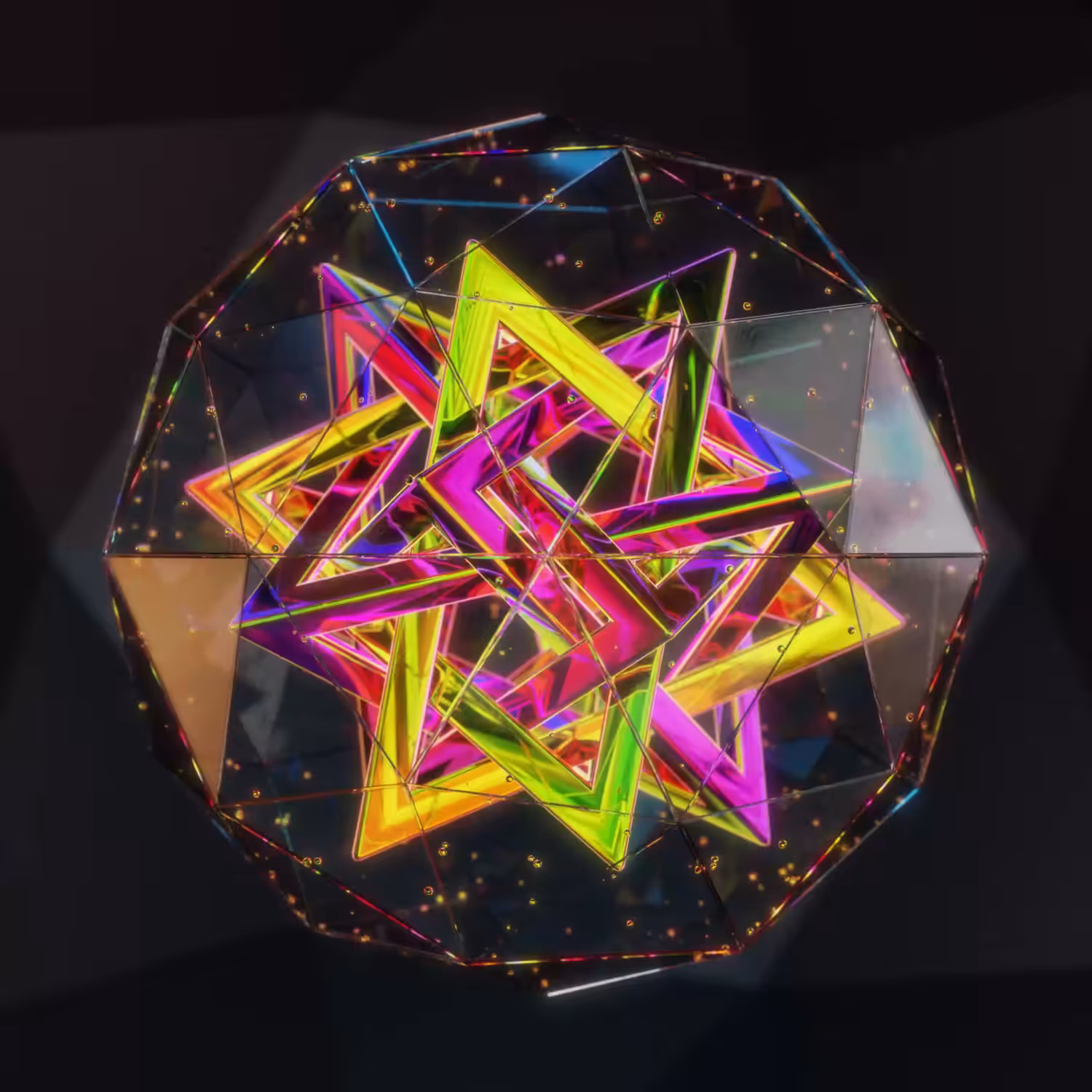 Iridescence Geometry #01