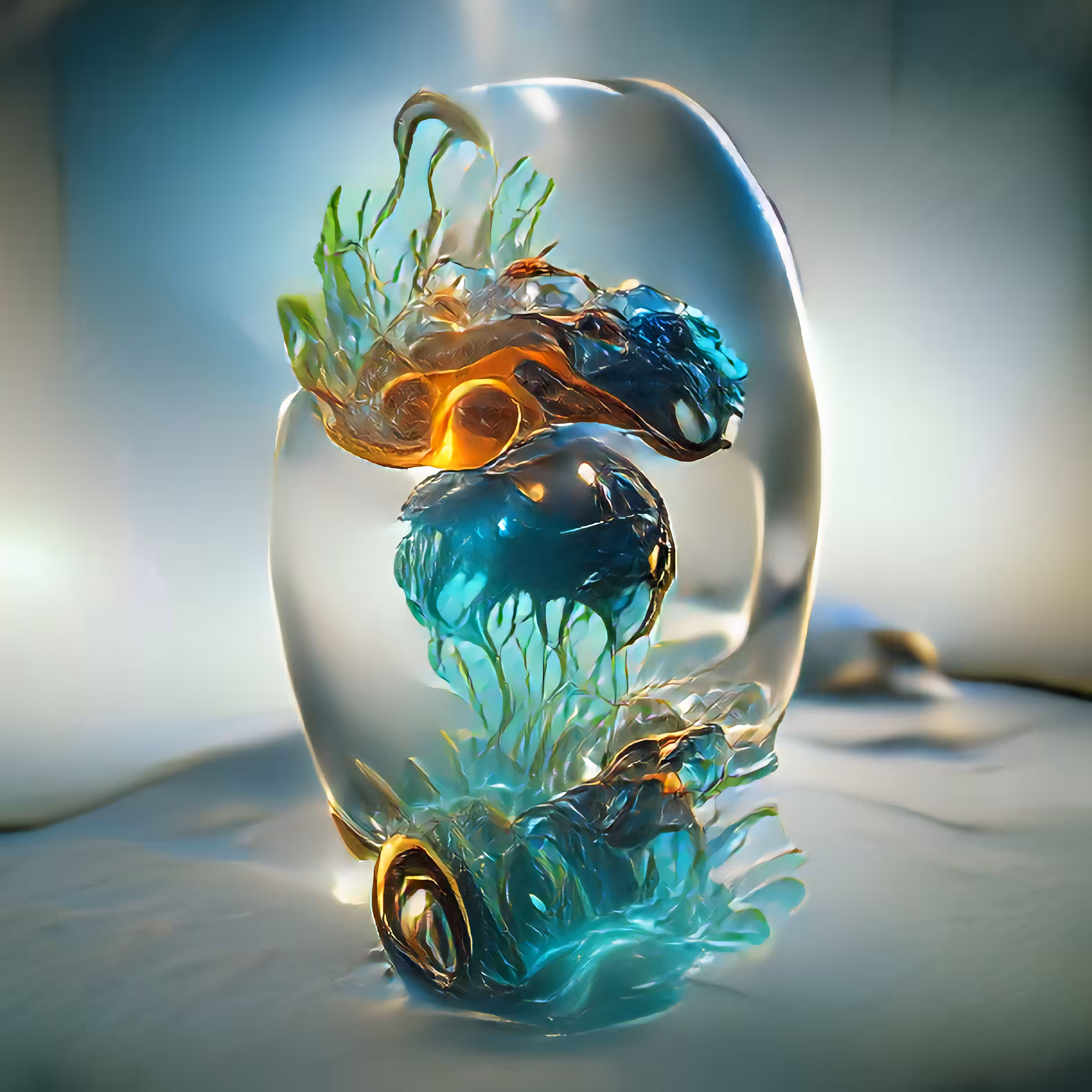Jellyfish Paperweight