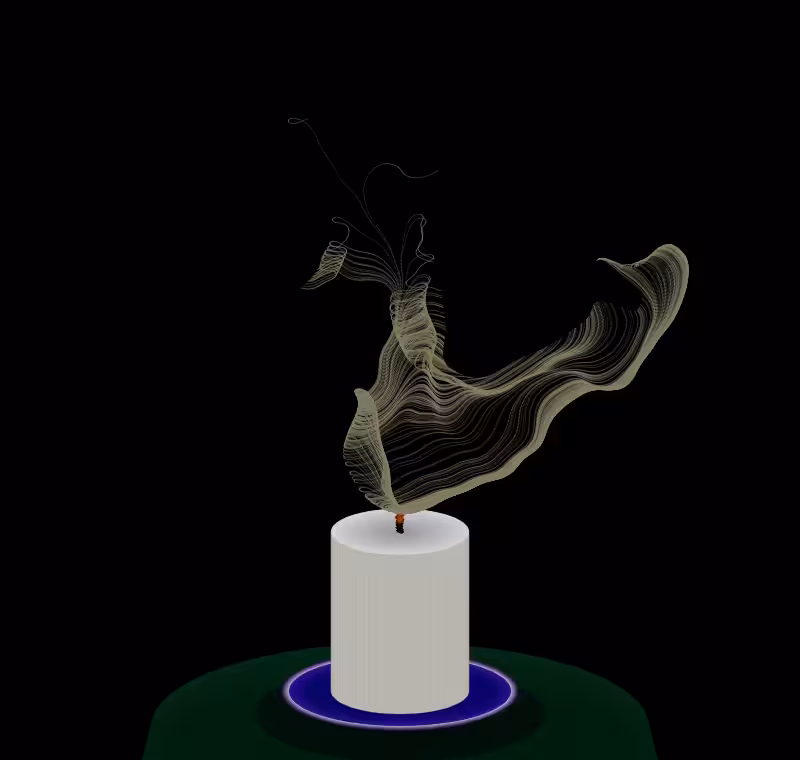 Candle in the Light Breeze #9