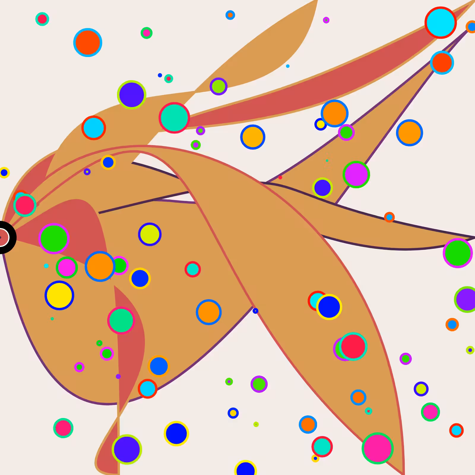 Bubbles in a Bezier Sea #7