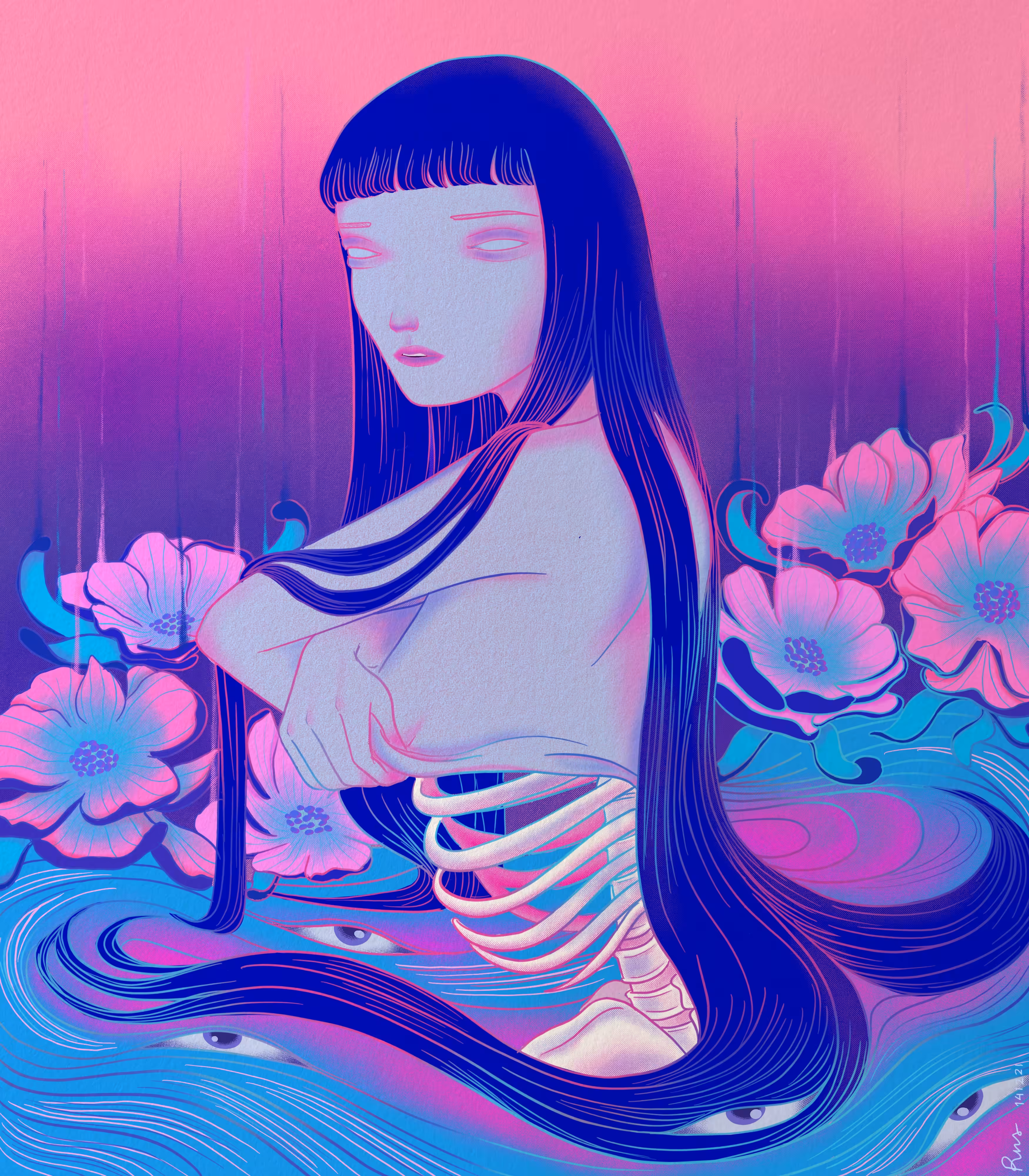 Underneath