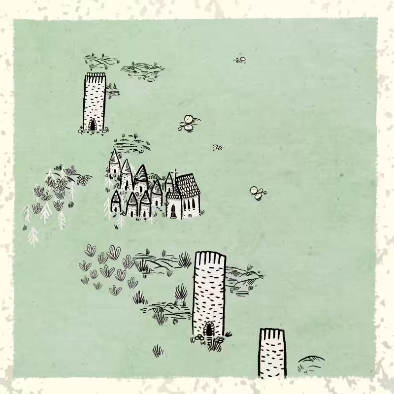Medieval Village  #51