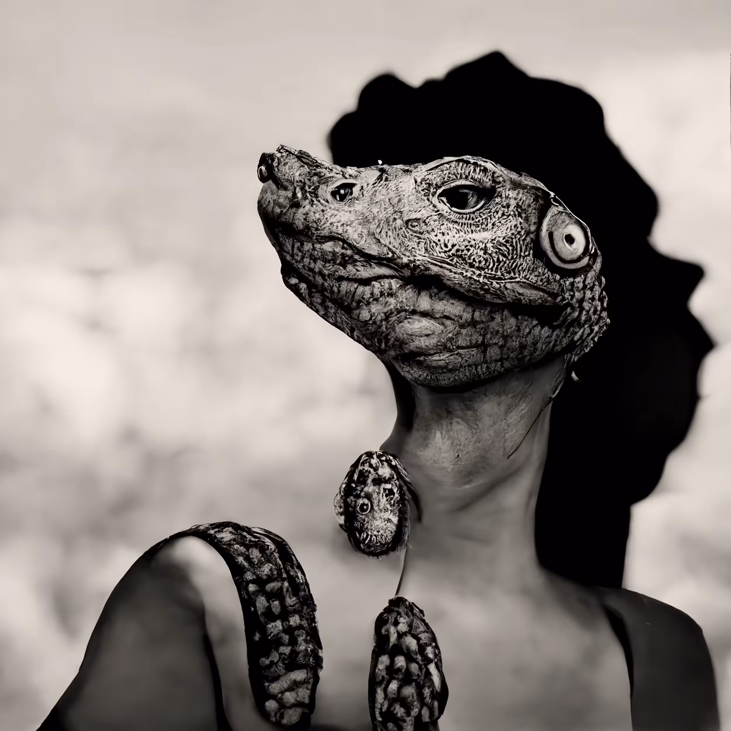06F // Nuestra Señora de las Iguanas, Juchitán, Oaxaca by Graciela Iturbide, Full Iguanacore Attempt