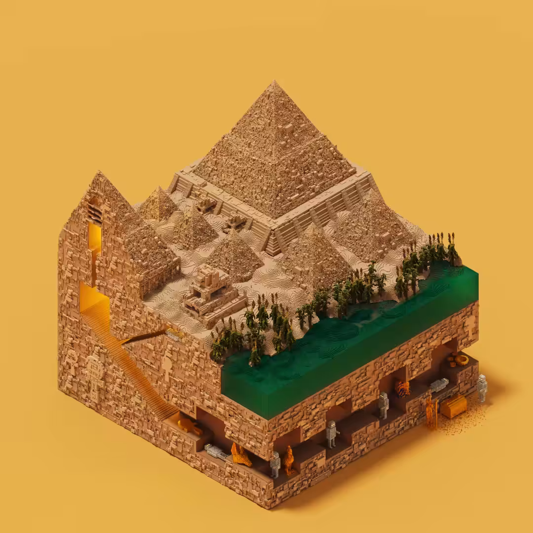 Egyptian Pyramids #MS005