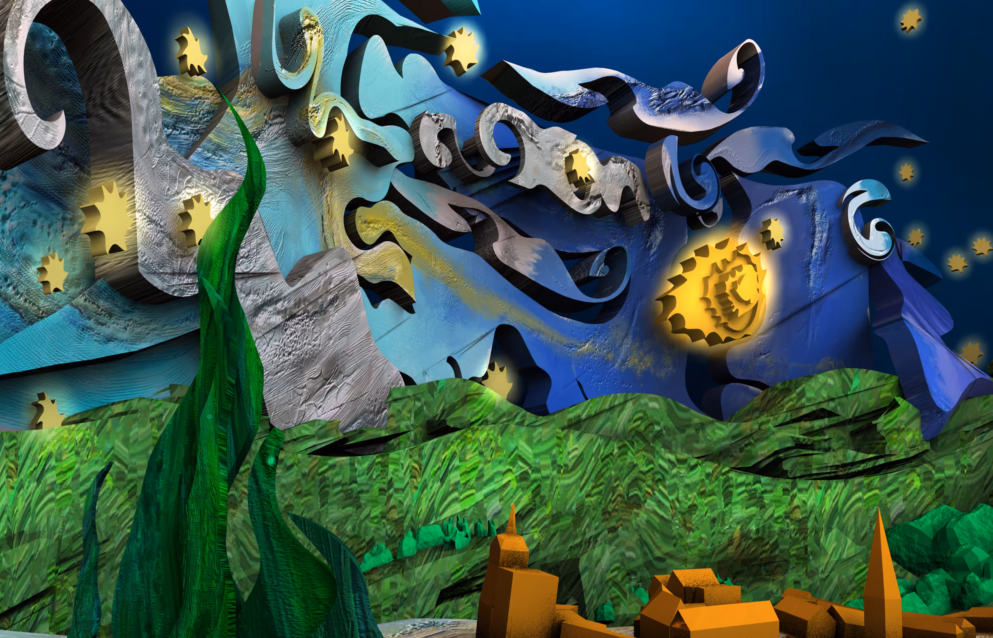 THE HISTORY OF POLYGONS III ( Stary Night / 2002)