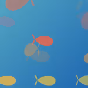Daydreaming whales in a fascinating sea #2