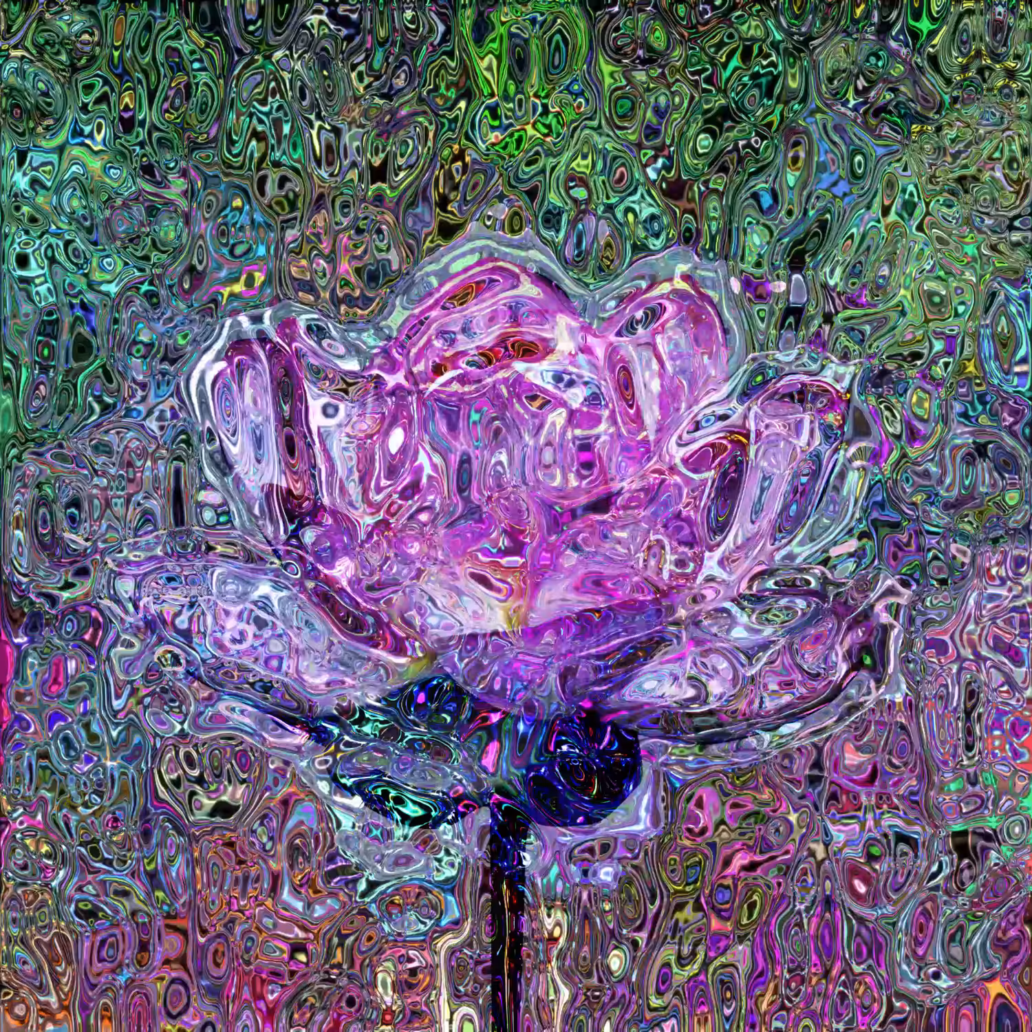 lotus purple Distortion #13