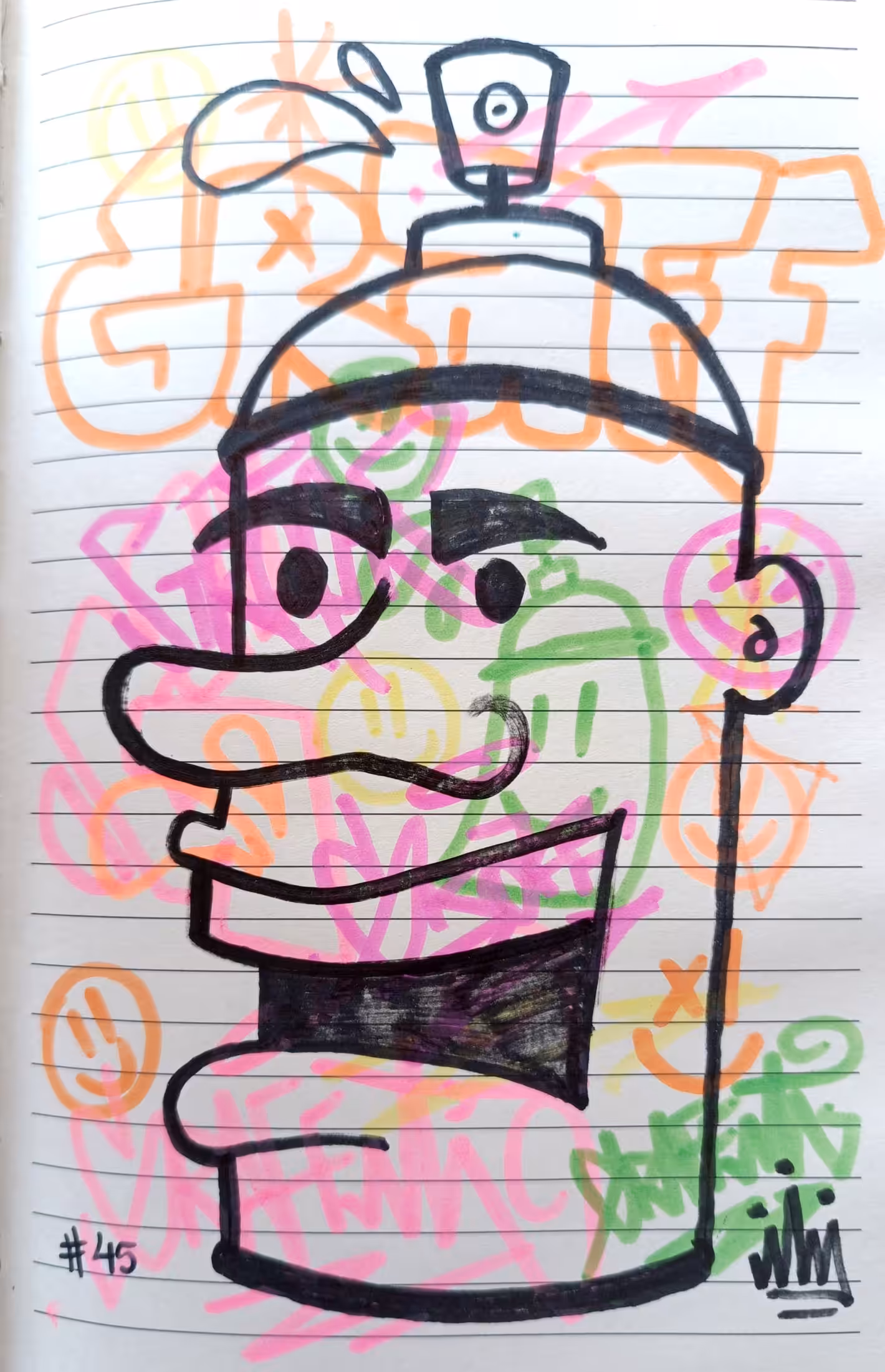SketchBook : #45 Spray Fun 