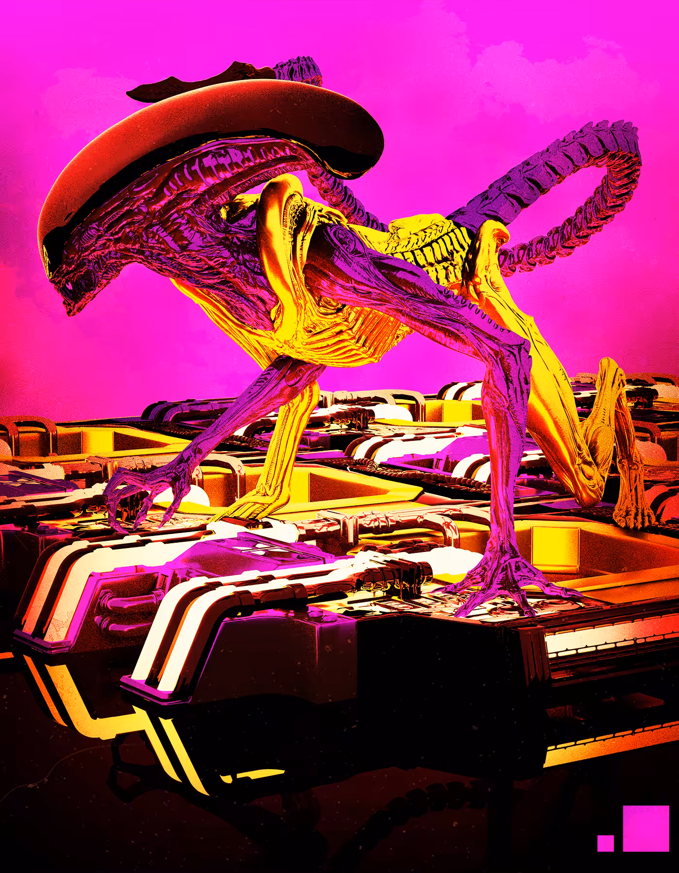 SSWIII 2021 EVERYDAYS: NEON PUNK ALIEN STRUT 7000