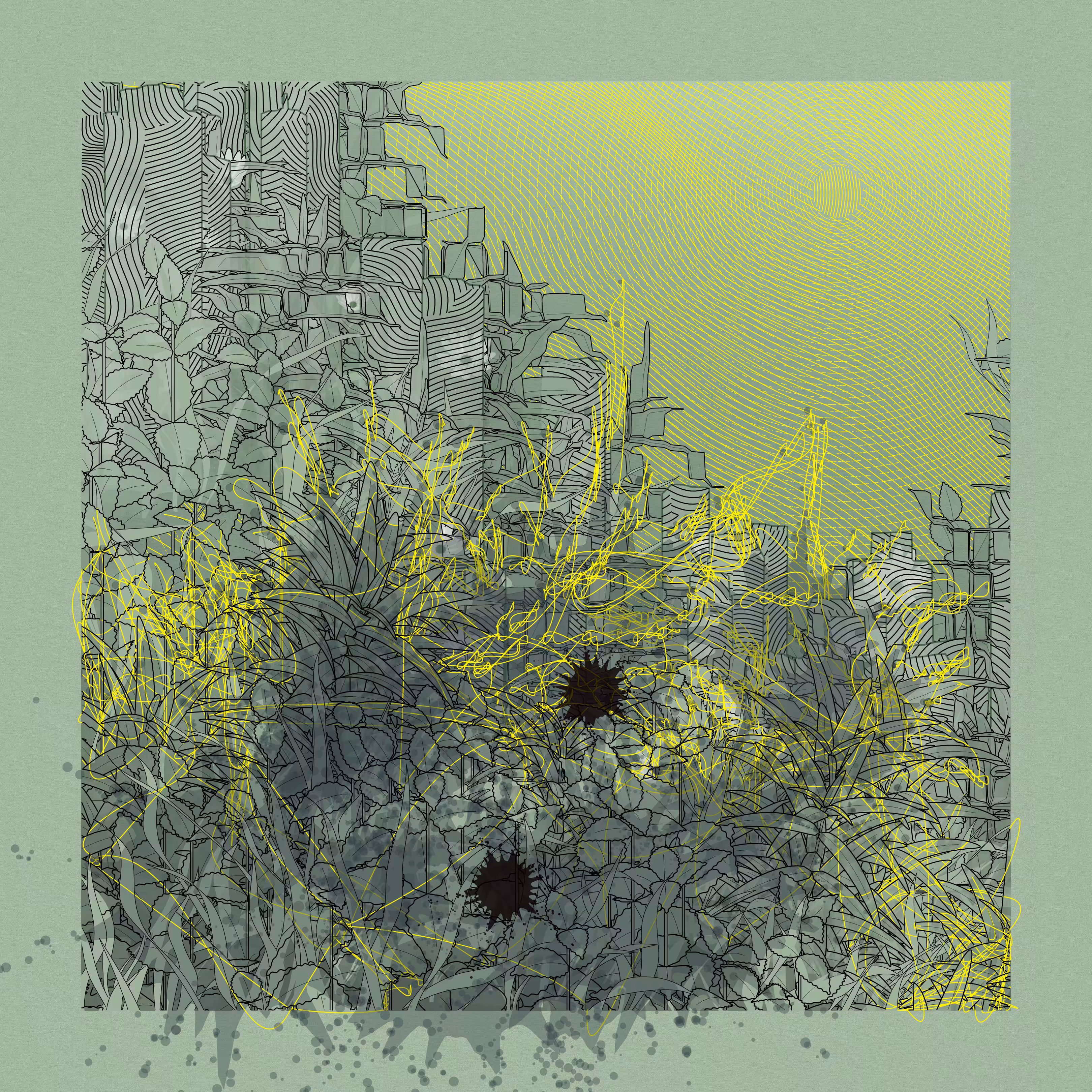 Landscape with Carbon Capture #5002
