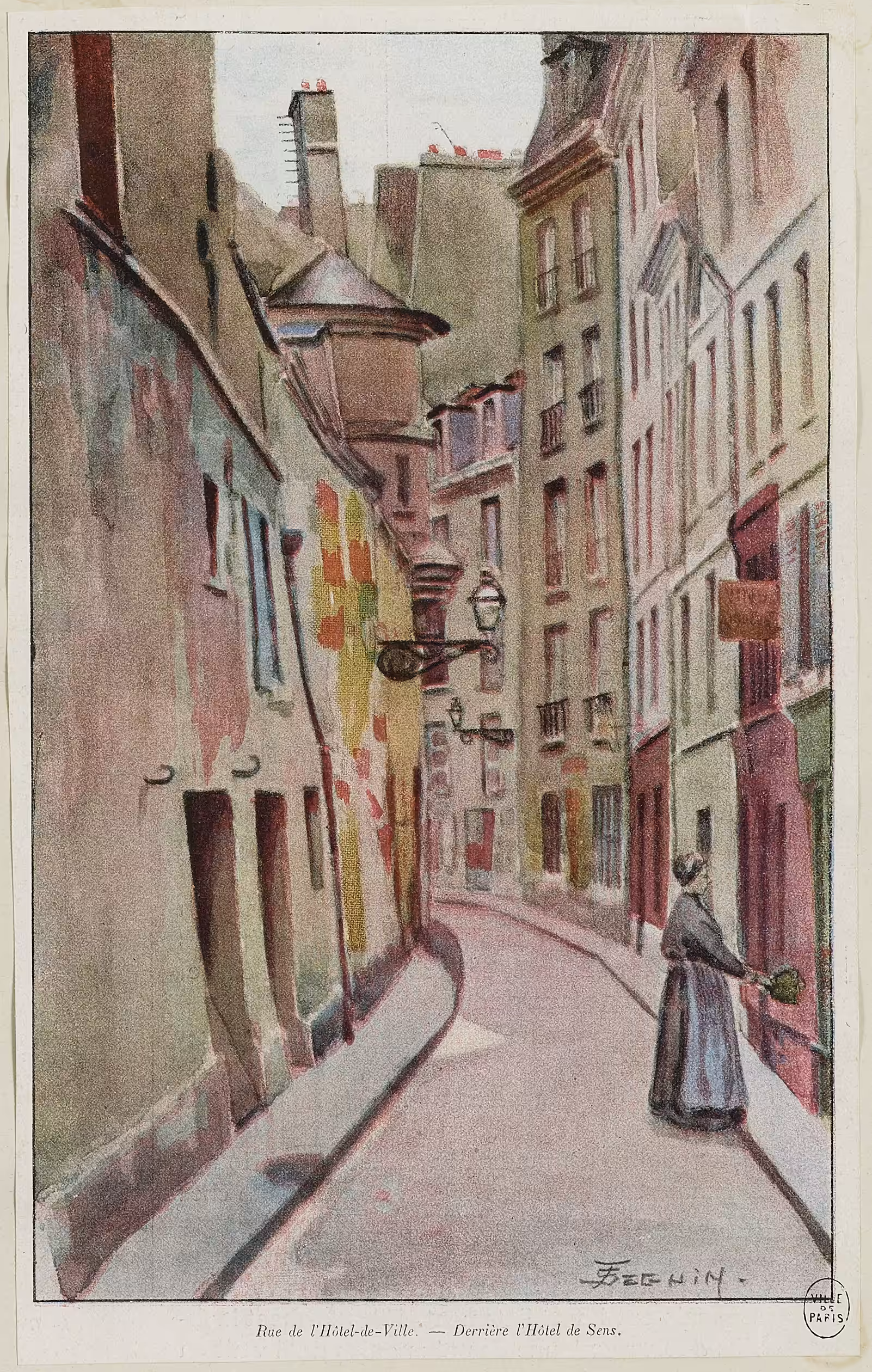 Rue de l'Hôtel-de-Ville. - Derrière l'Hôtel de Sens.