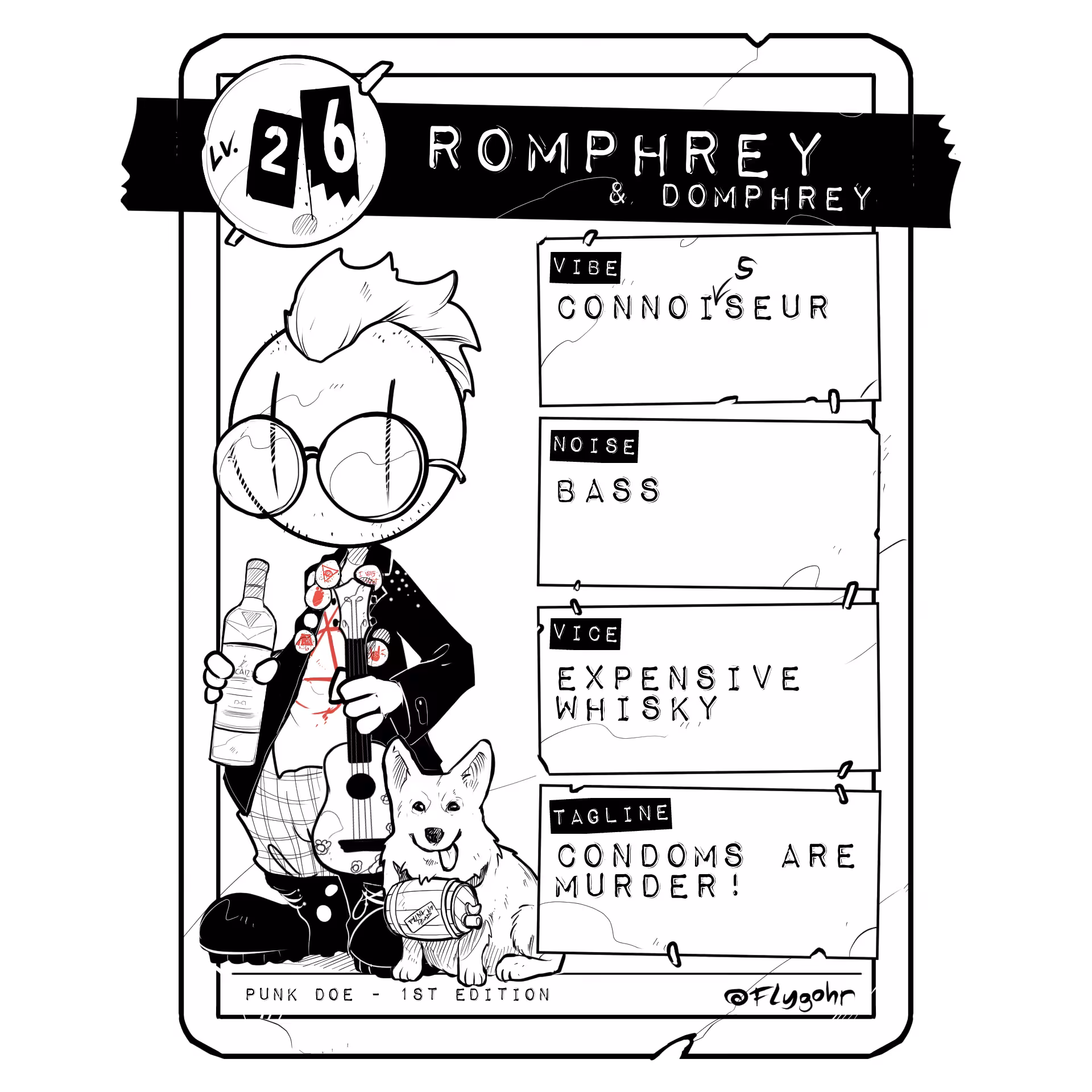 Lv. 26 ROMPHREY | CUSTOM PUNK DOE #28