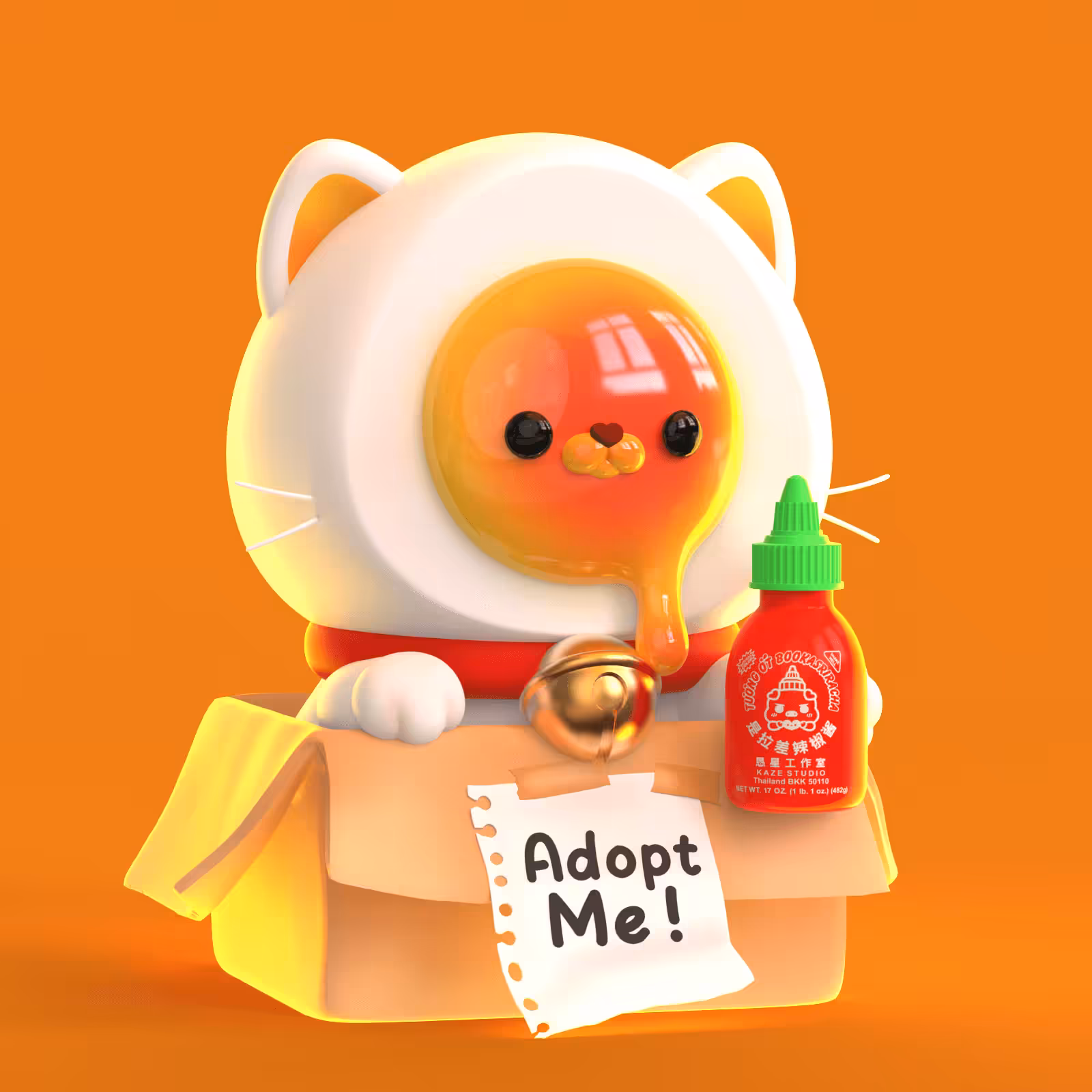 #57 Orathai : Boiled egg & Hot Sauce