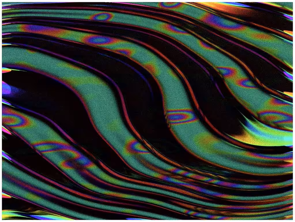 Glitches, Shapes and Colors: Peacock Waves