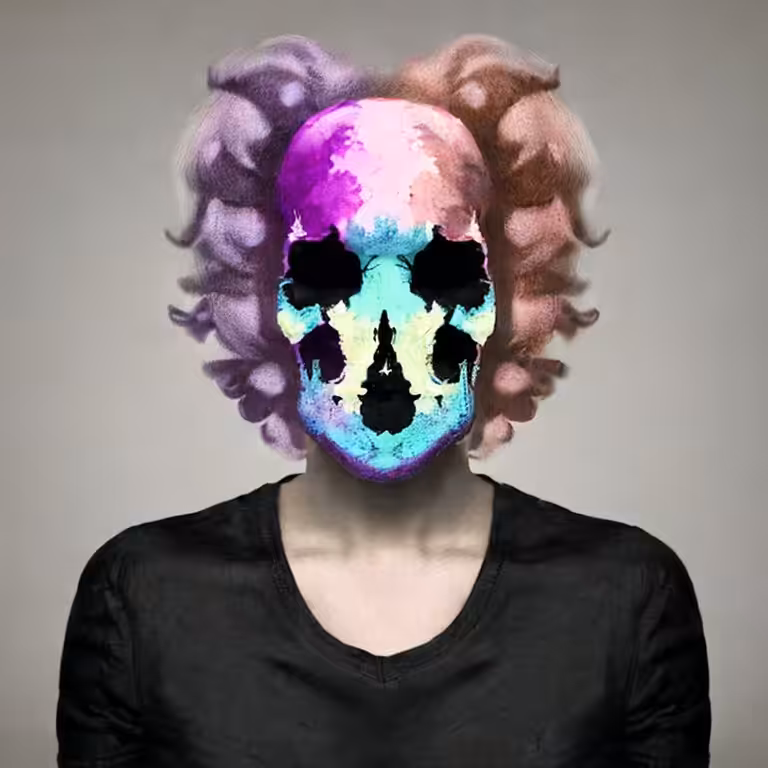 Cotton Candy Skull #13