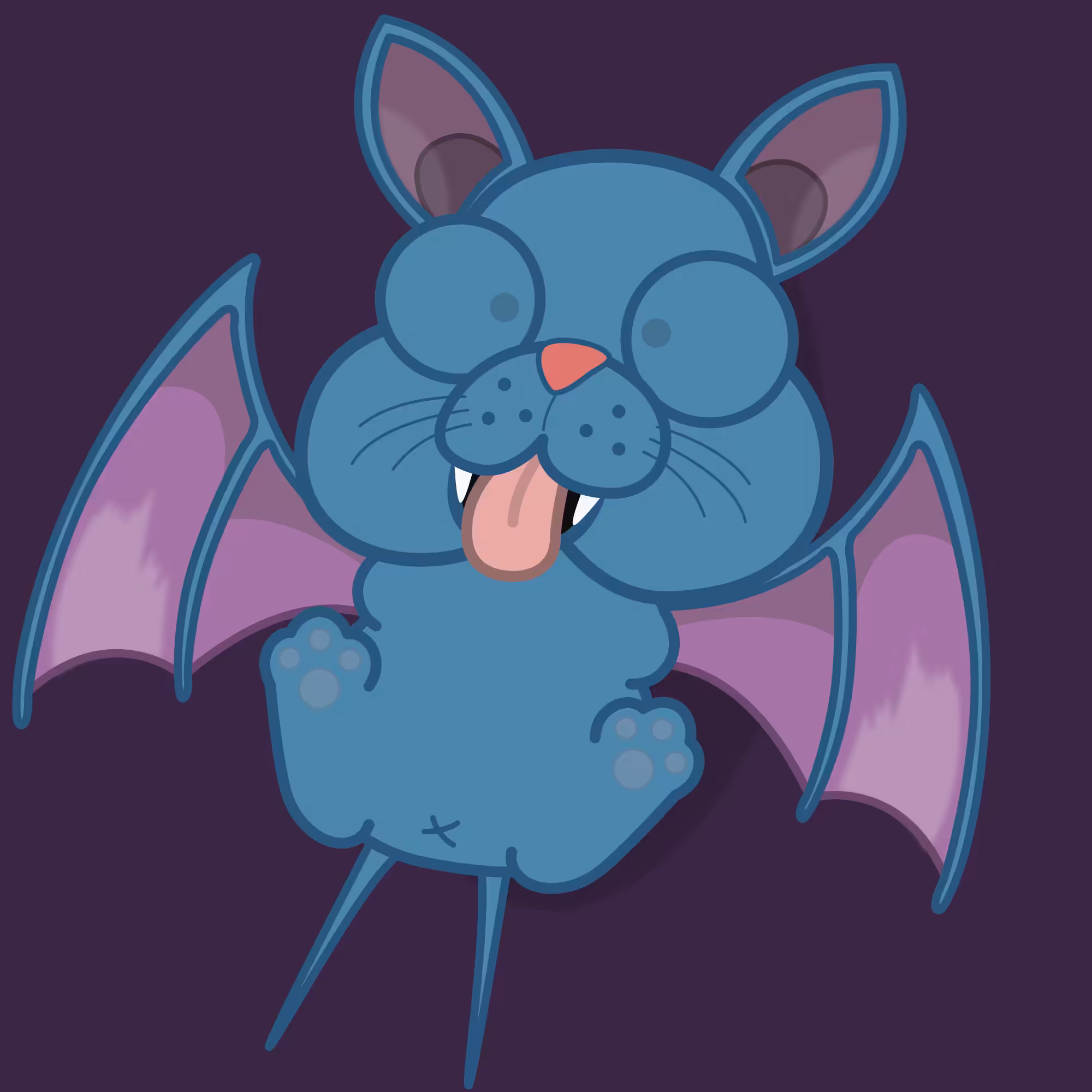 P041 --- Laying Derp Catbat ---