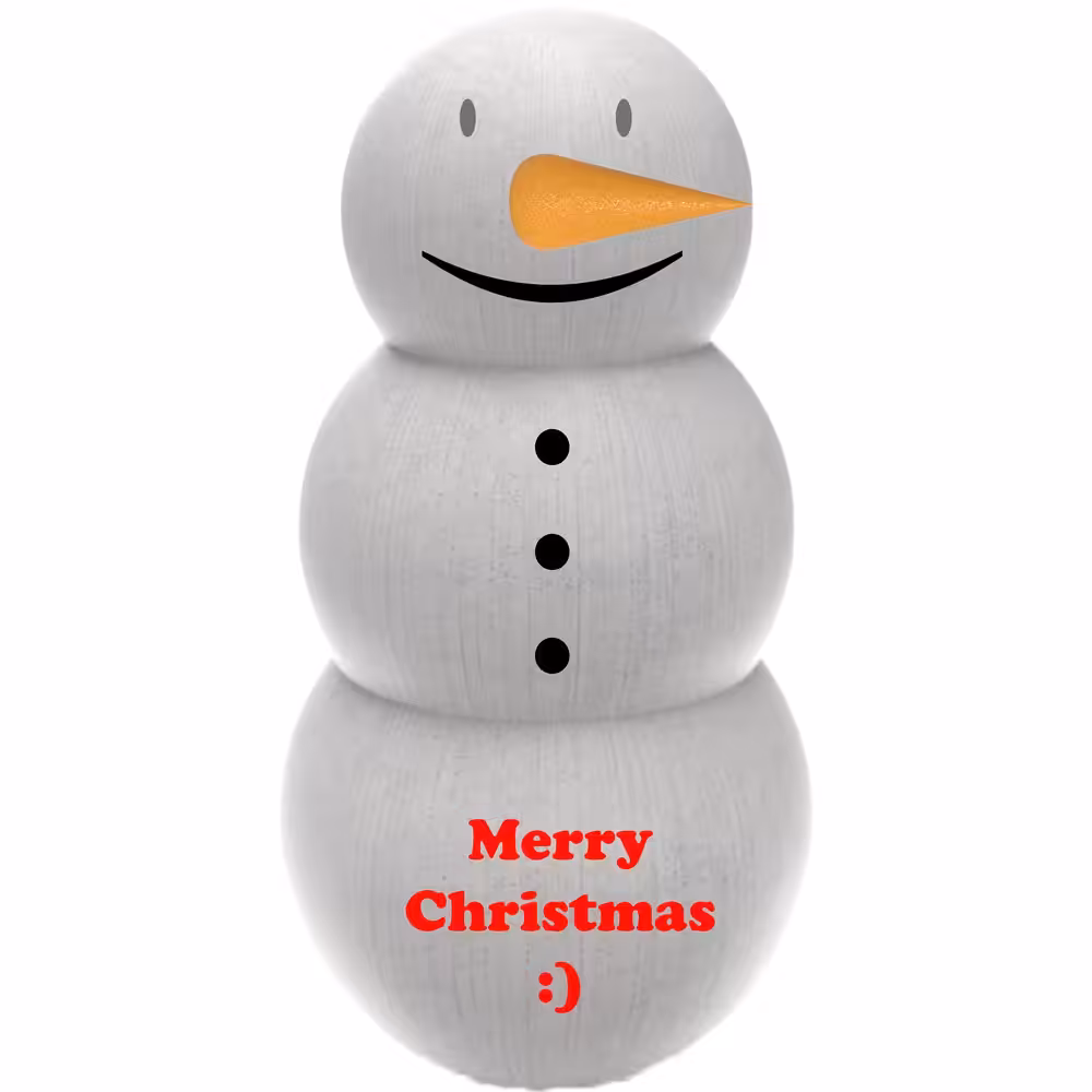 a snowman