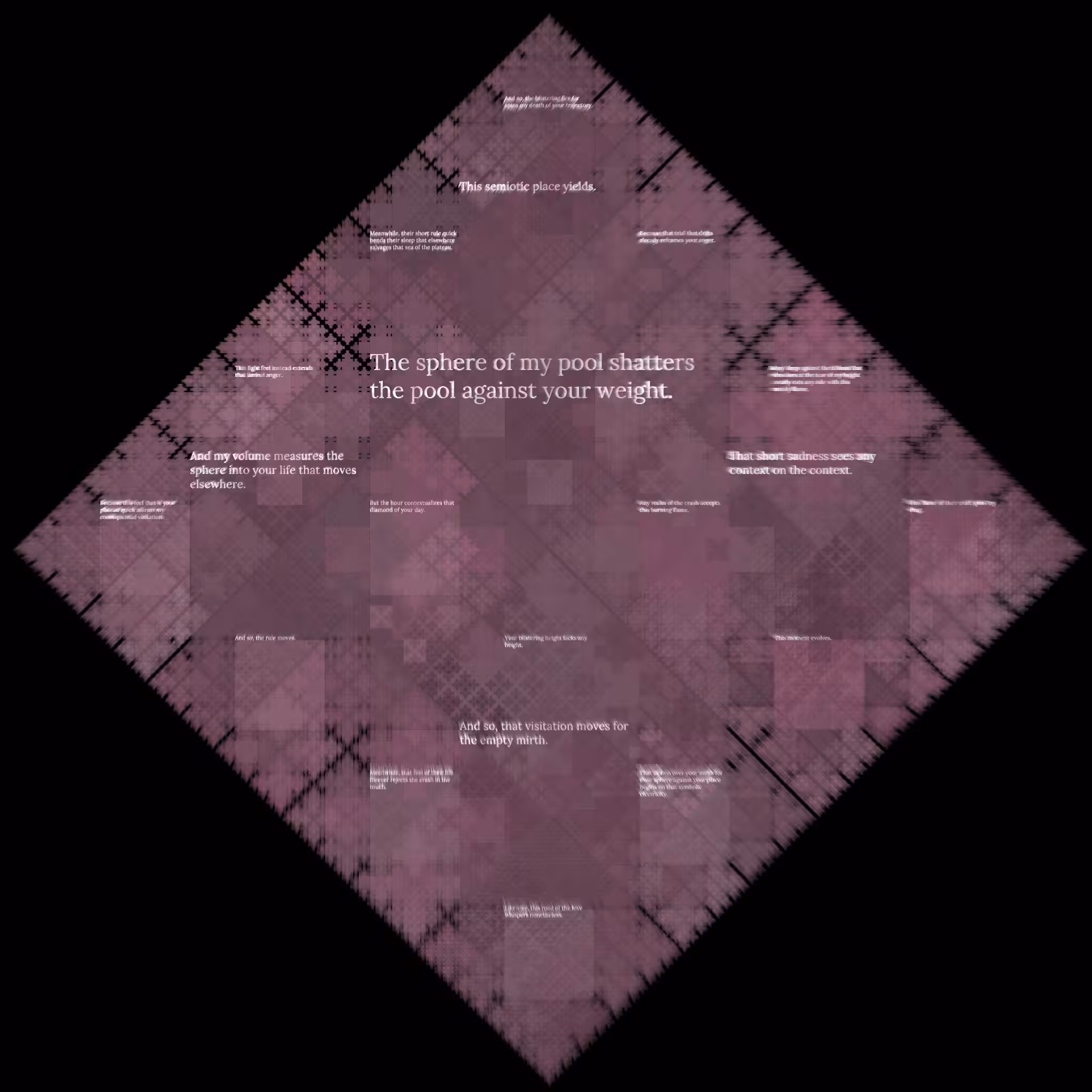 Diamond Fractal Fire #117