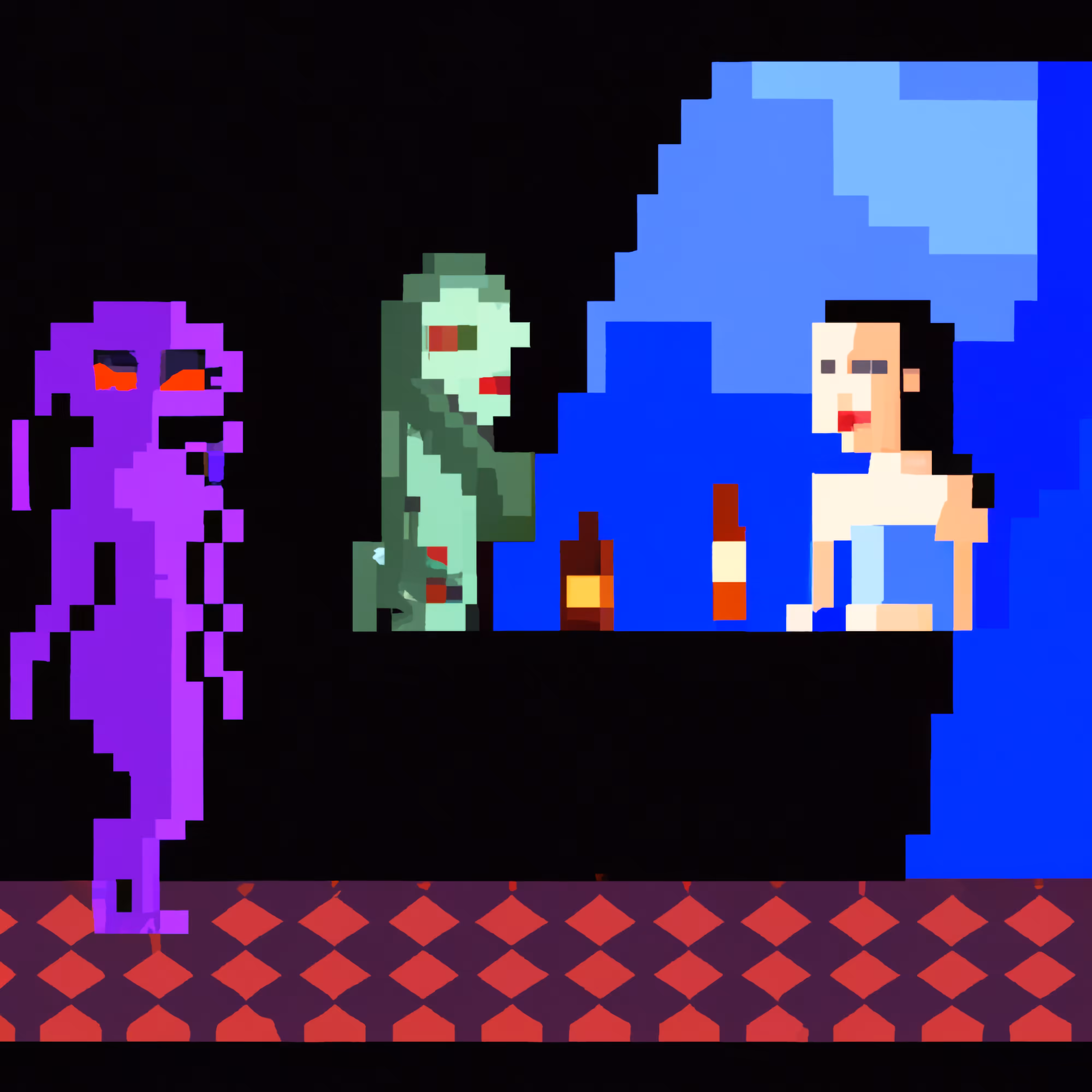 Mona Lisa Meets an Alien in a Bar #29: More than One is More than Once