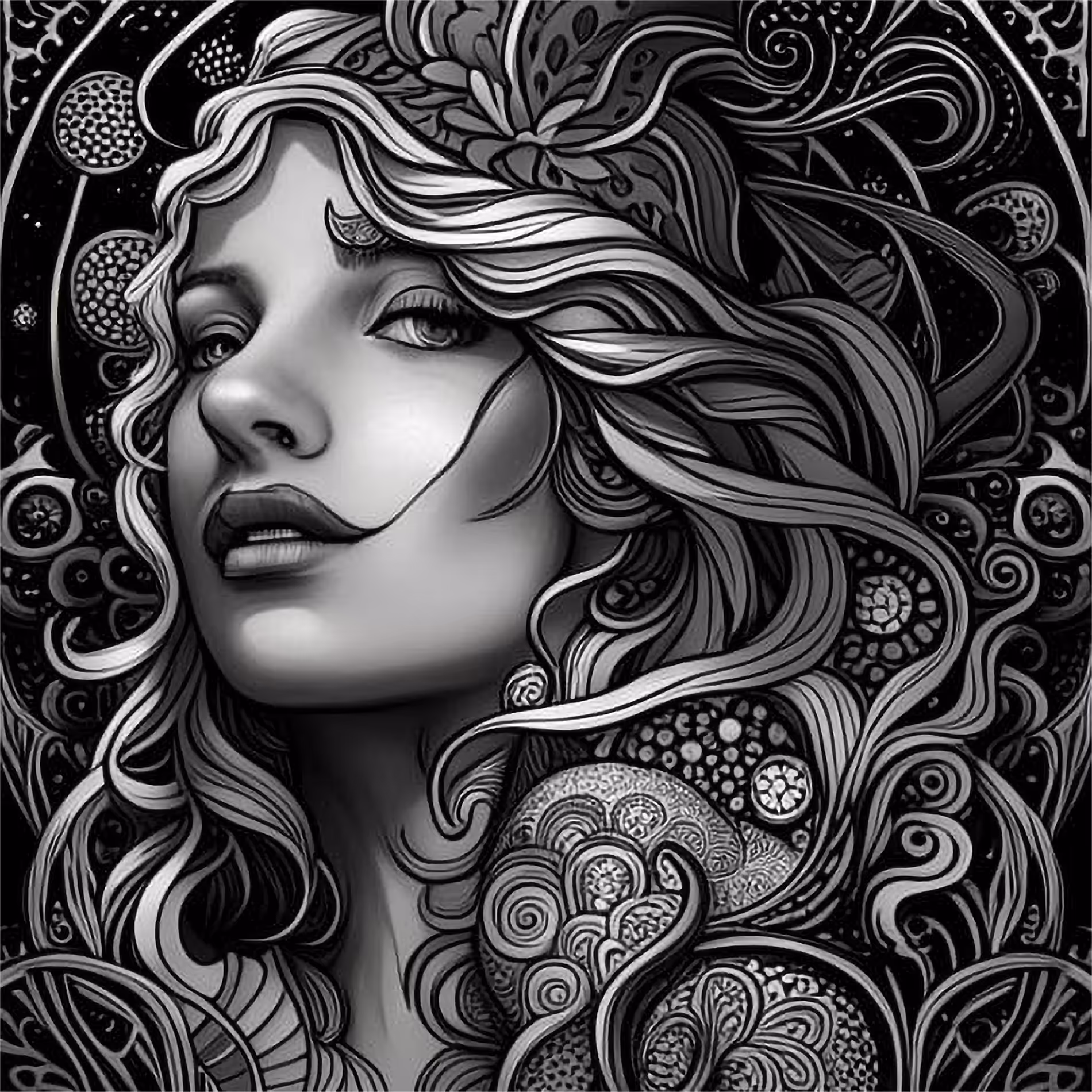 Mermaid, Mocha Style