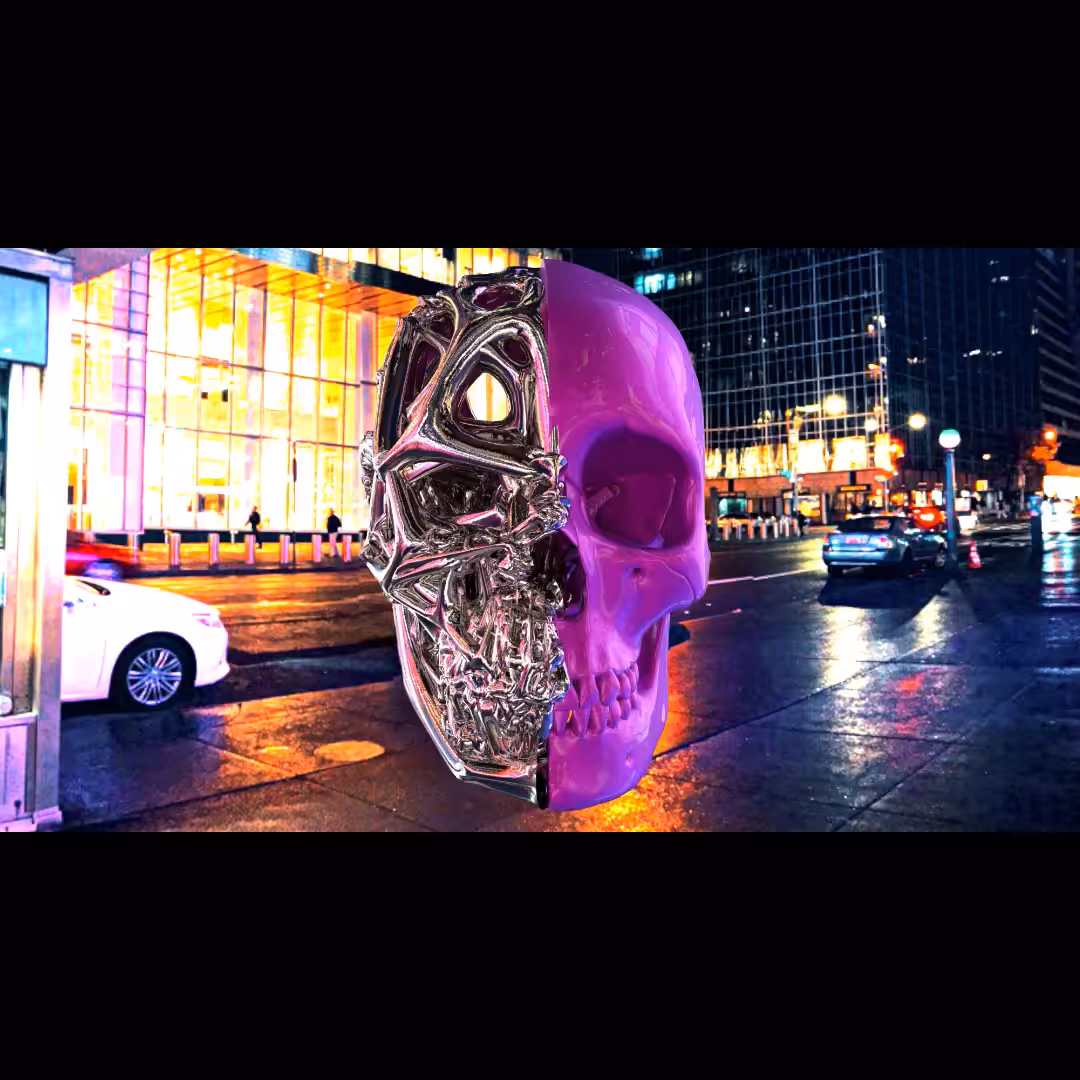 Metaverse Robotics Skull #1