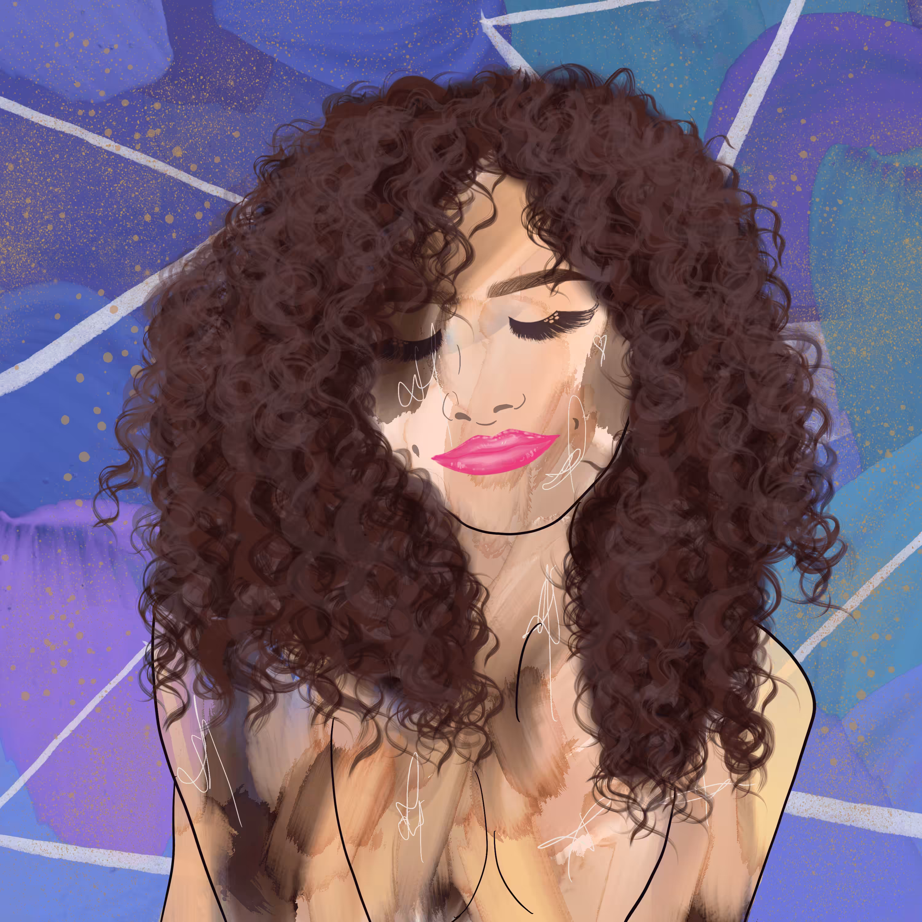Curly Goddess #019