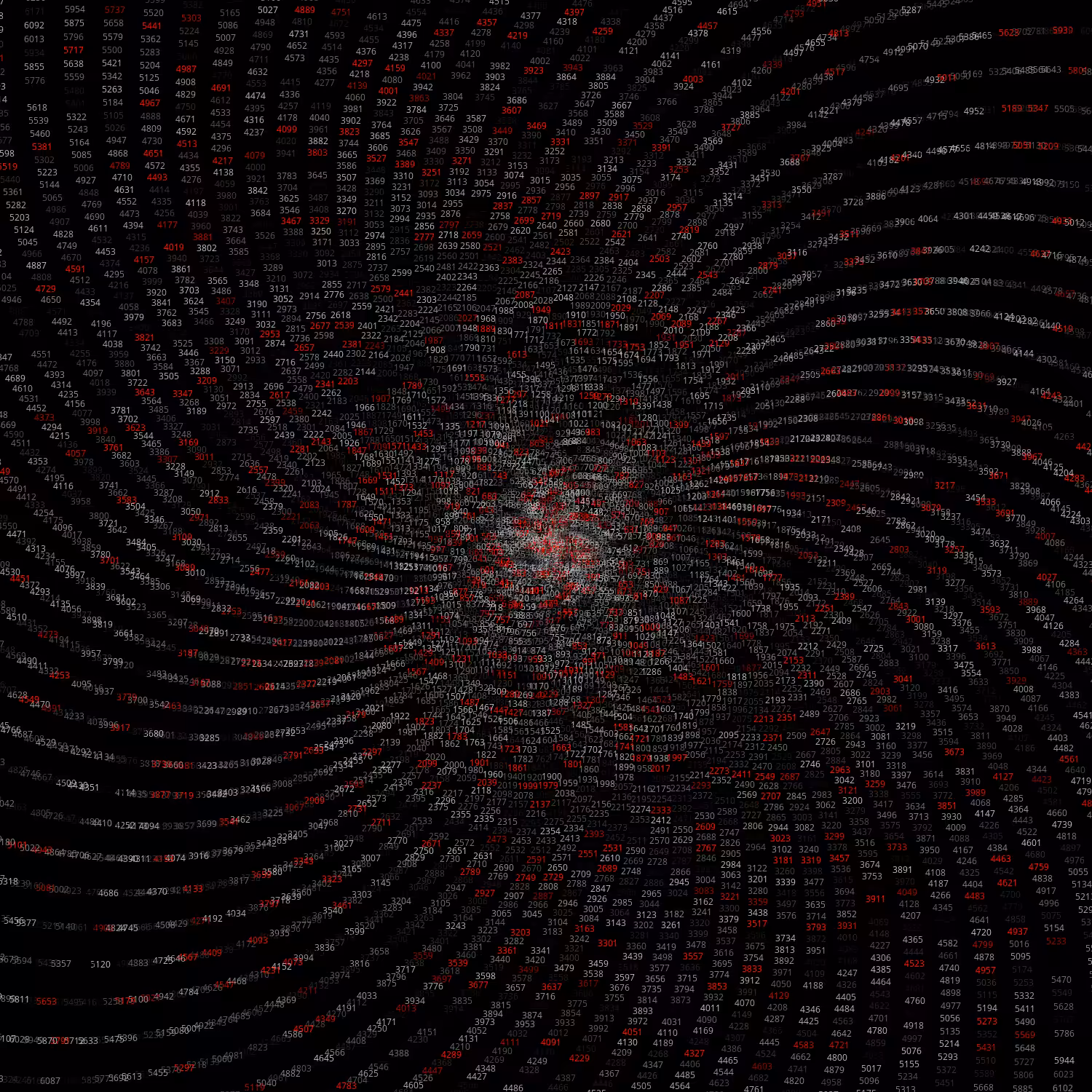 Polar Plot of Numbers #327