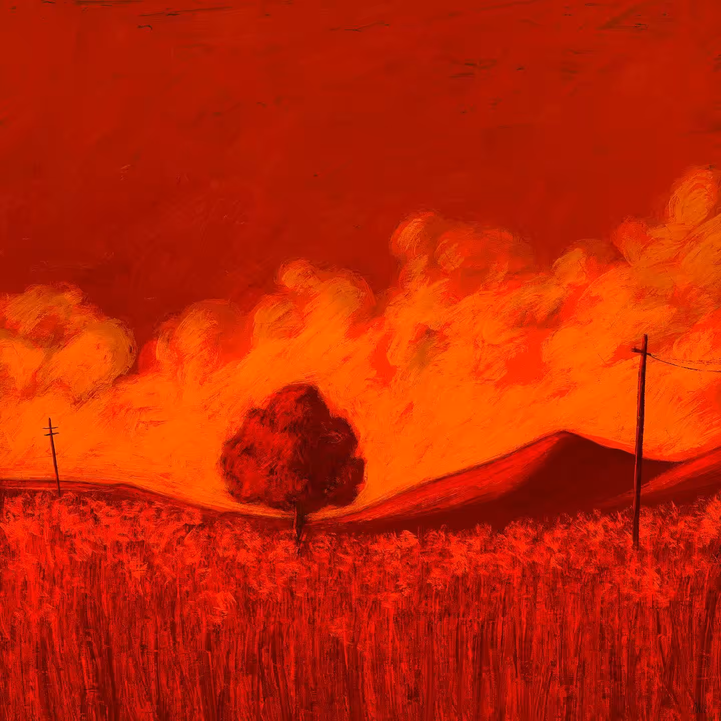 Red tree