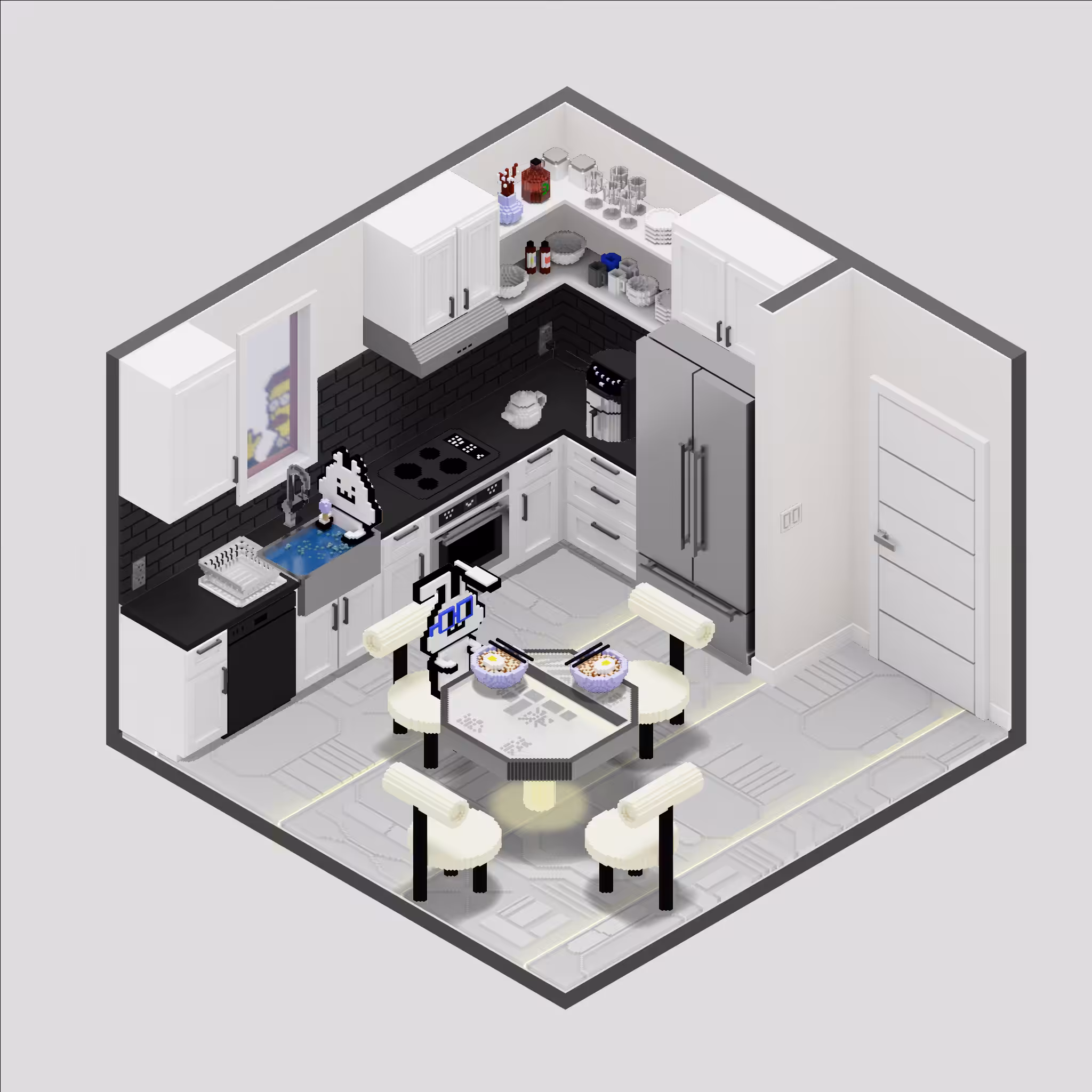 Many-Rooms Interpretation: Kitchen: Kitchen #15