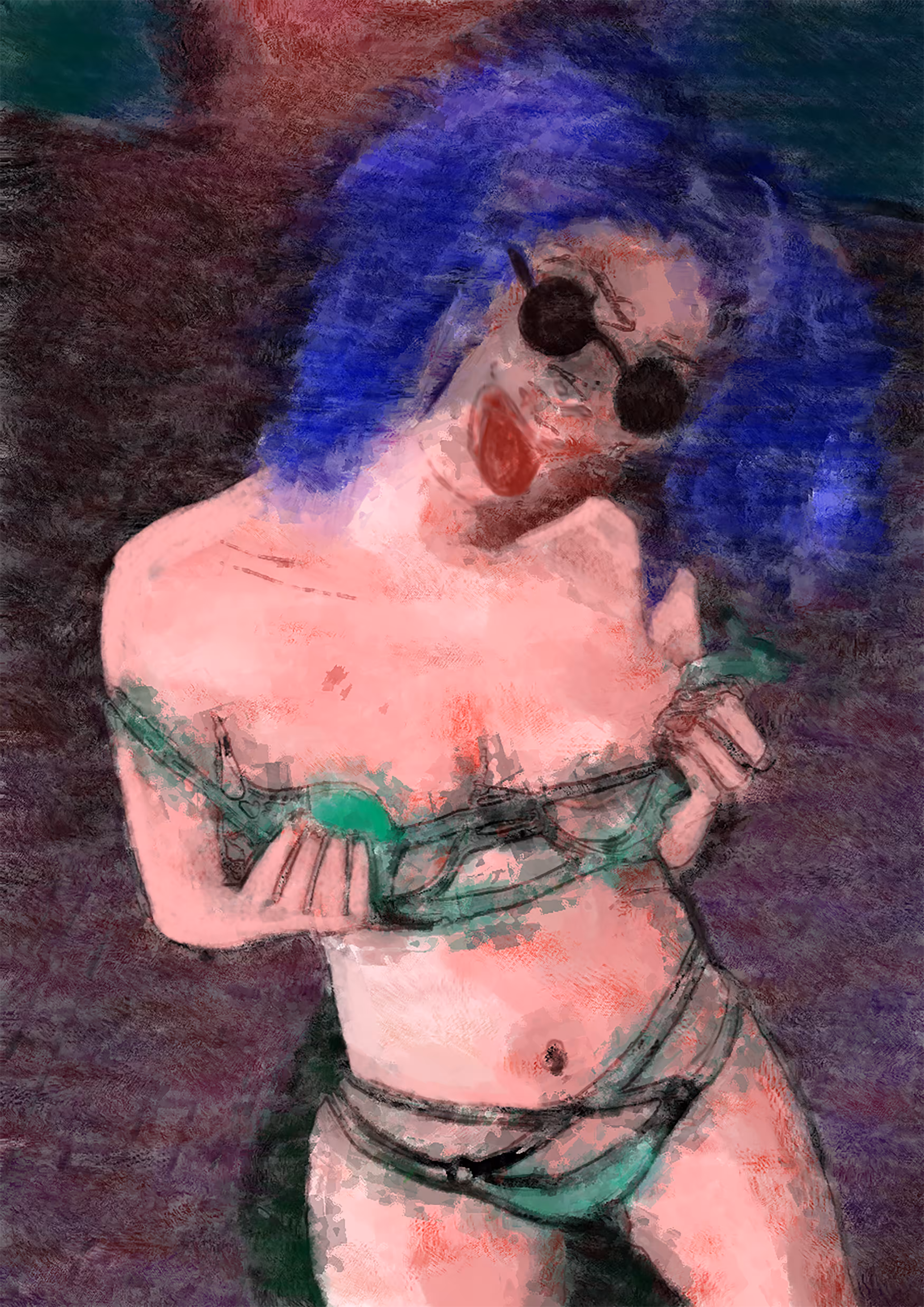 Oh'lala's Erotic Painting Series: Charming Smile