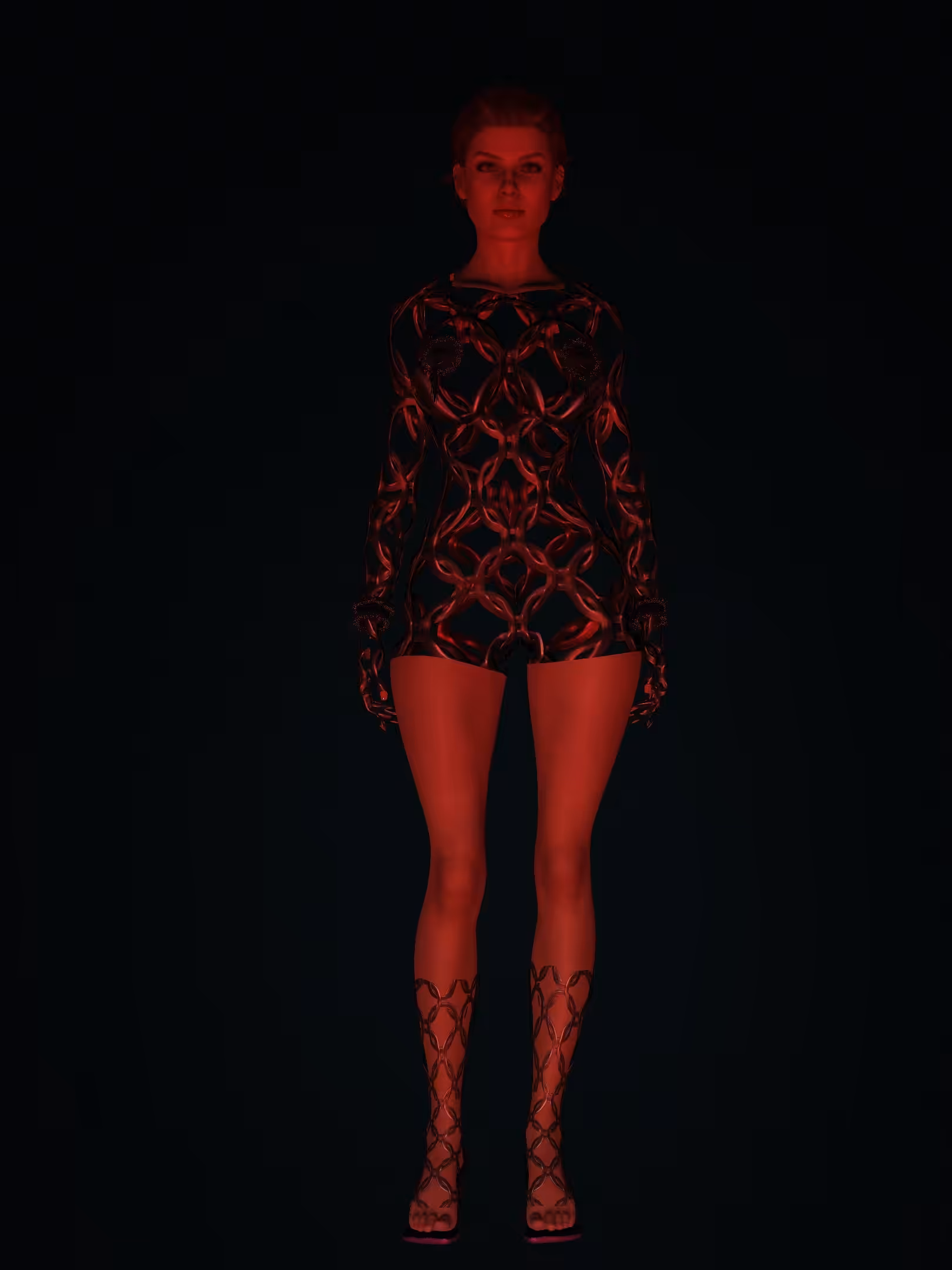 Cyber Woman Posing #1