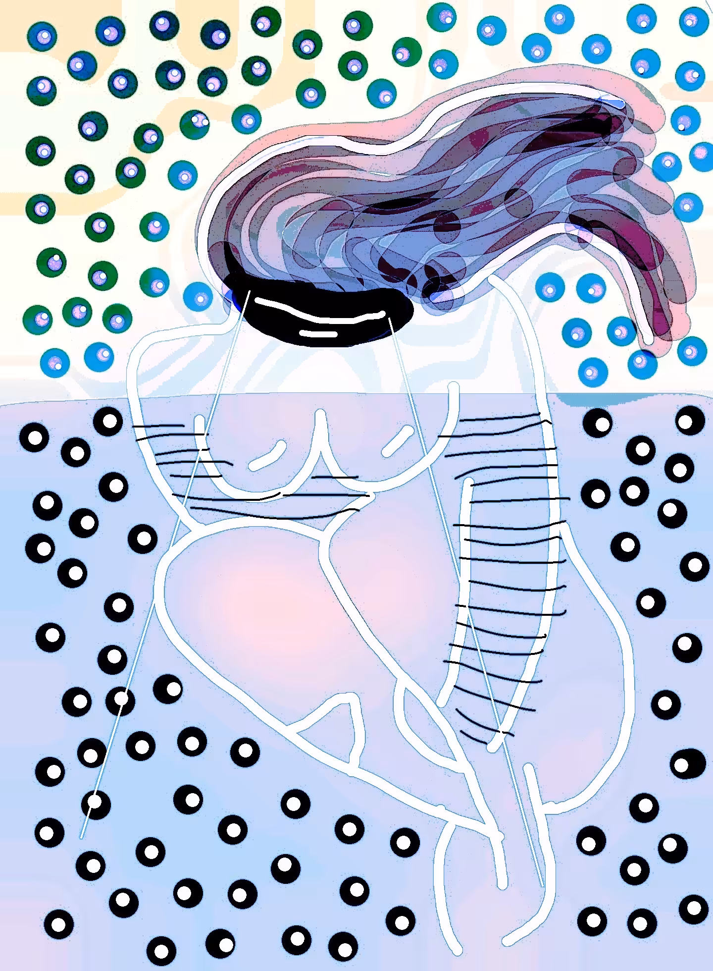 Girl in a jacuzzi (cold)