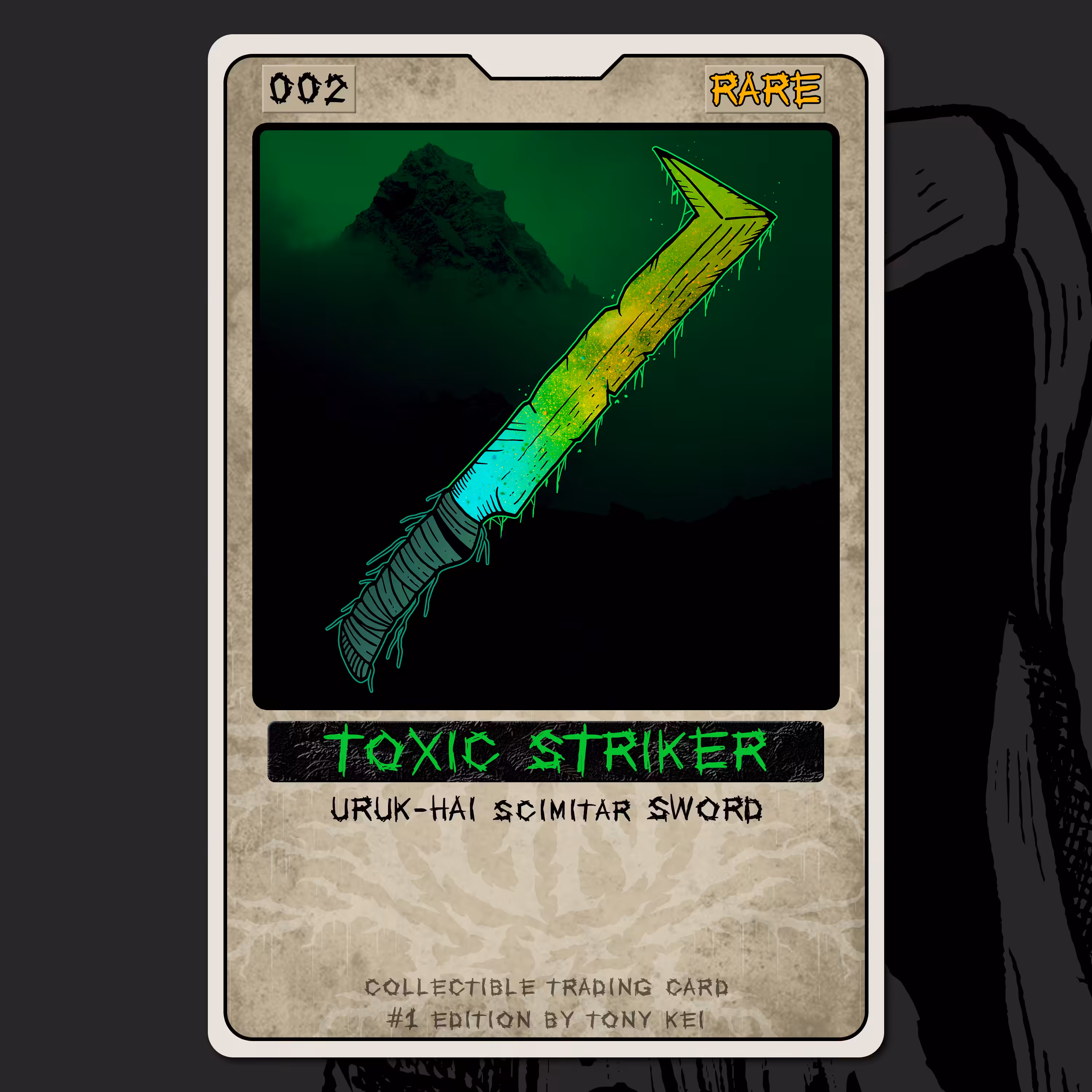TOXIC STRIKER SWORD [trading card]