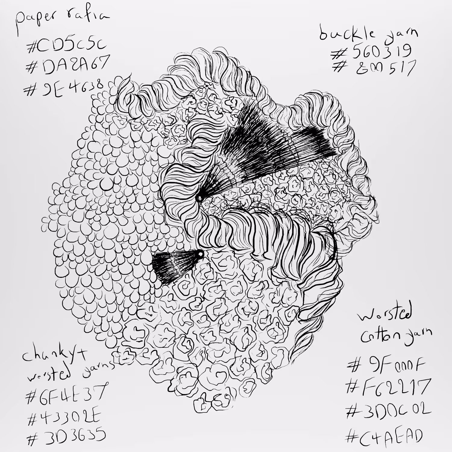 Woven sketch XIII